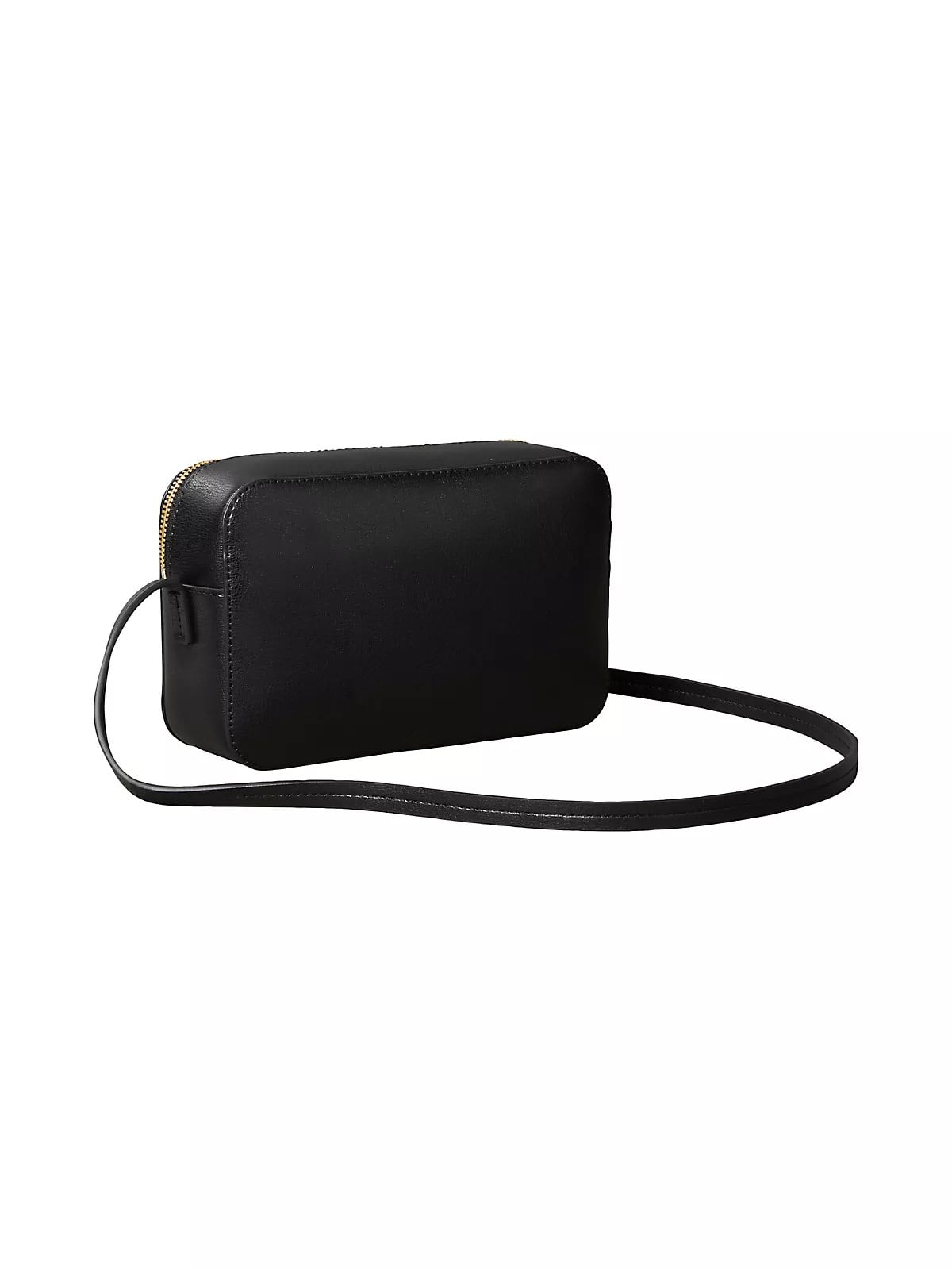 Calvin Klein Calvin Klein Kadın Parlak Deri Fermuar Kapama Ayarlanabilir Askı CK Yazı Desen Siyah Çanta LV04F3276G-332