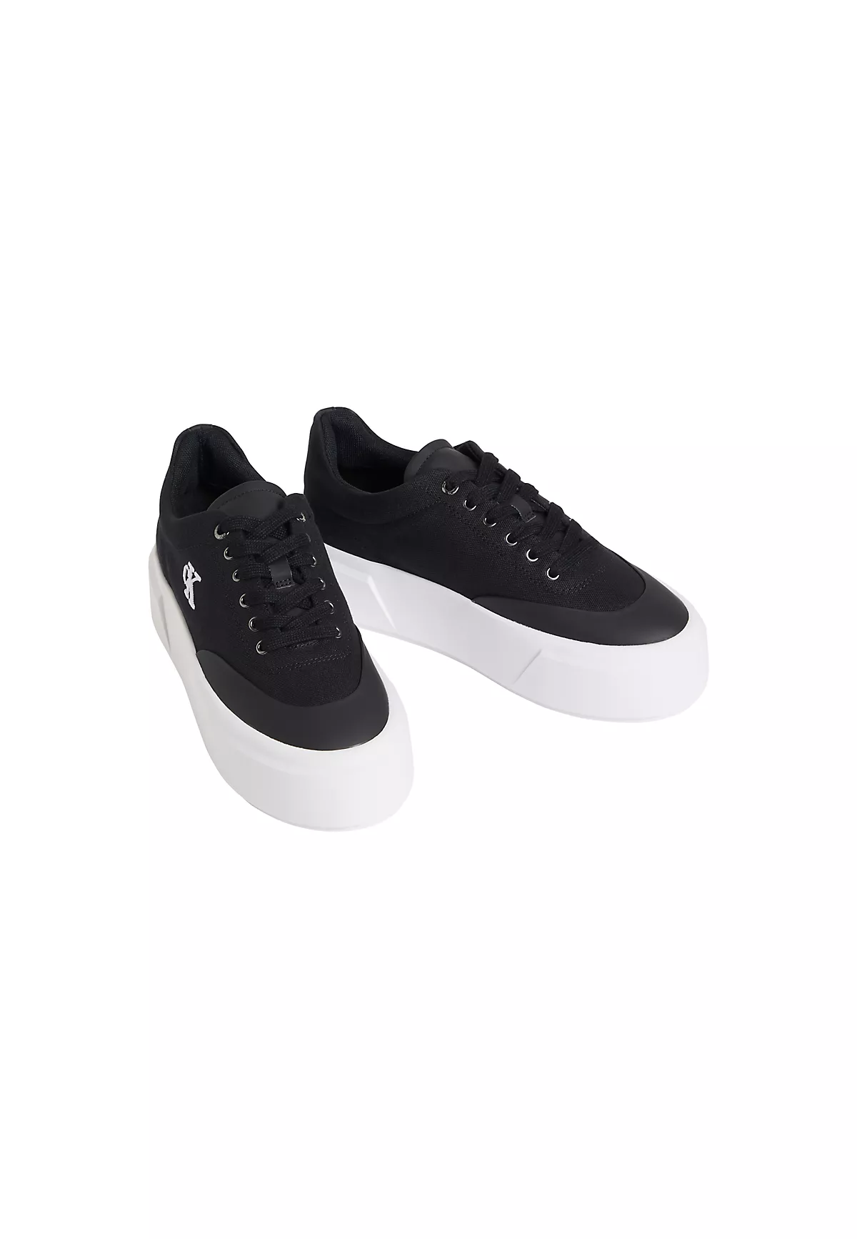 Calvin Klein Calvin Klein Kadın Platform Taban CK Logolu Siyah Sneaker HW0HW02989-BEH