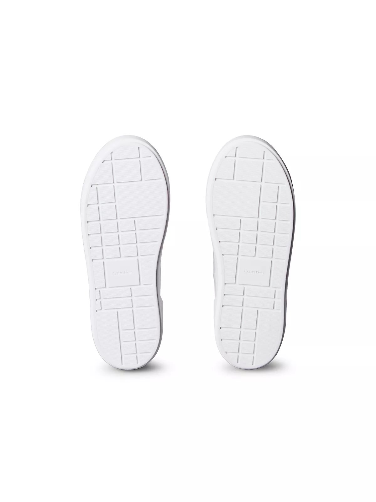 Calvin Klein Calvin Klein Kadın Platform Taban CK Logolu Deri Beyaz1 Sneaker YW0YW01928-01W