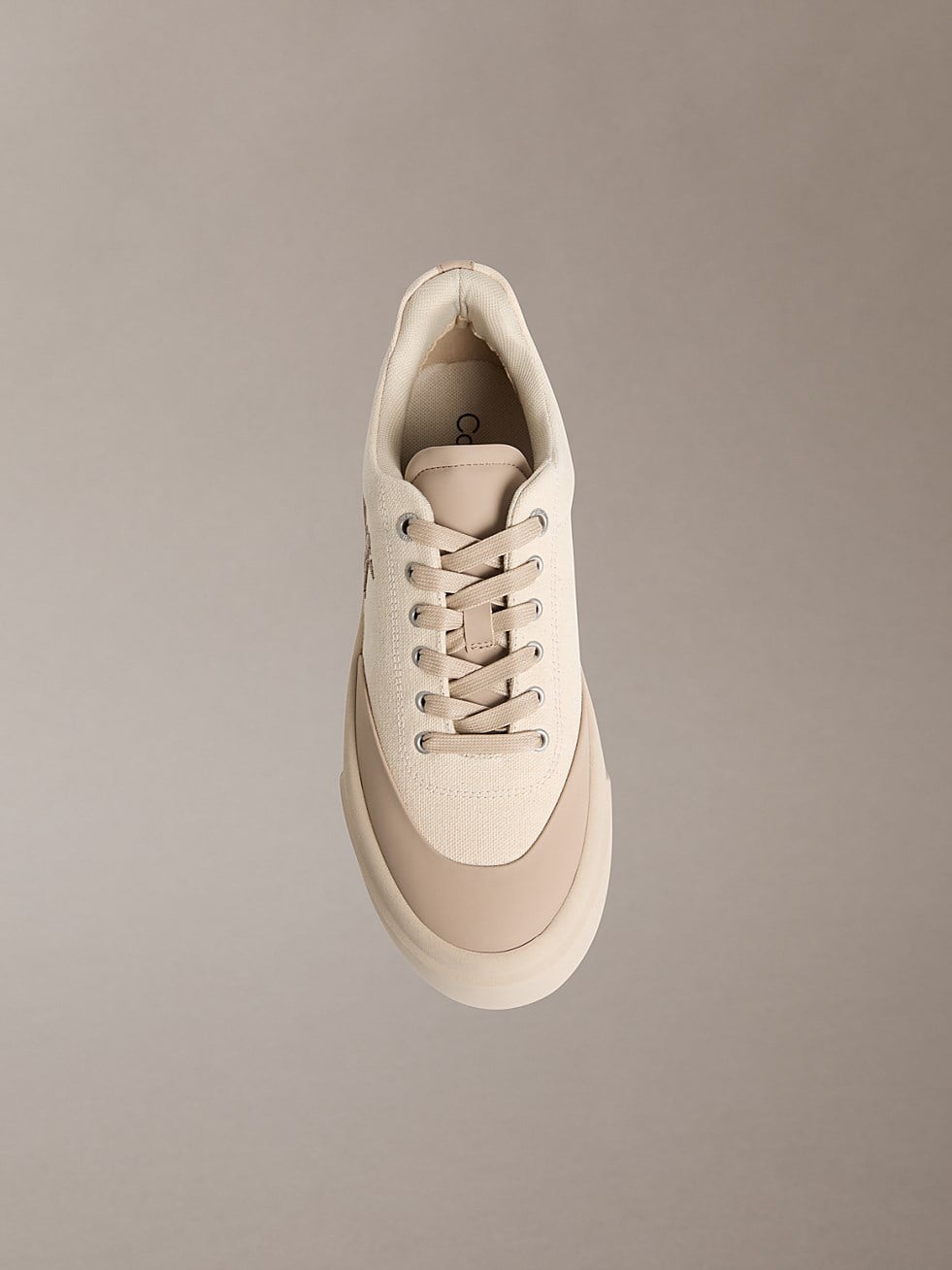 Calvin Klein Calvin Klein Kadın Platform Taban CK Logolu Bej Sneaker HW0HW02989-0GI