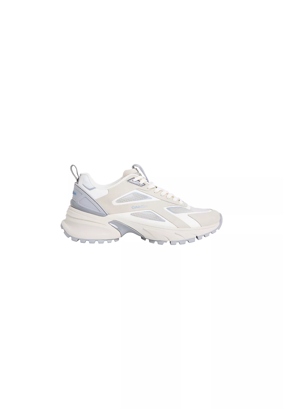 Calvin Klein Calvin Klein Kadın Rahat ve Yüksek Tabanlı Logo Detaylı Bej Sneaker HW0HW03019-0GC