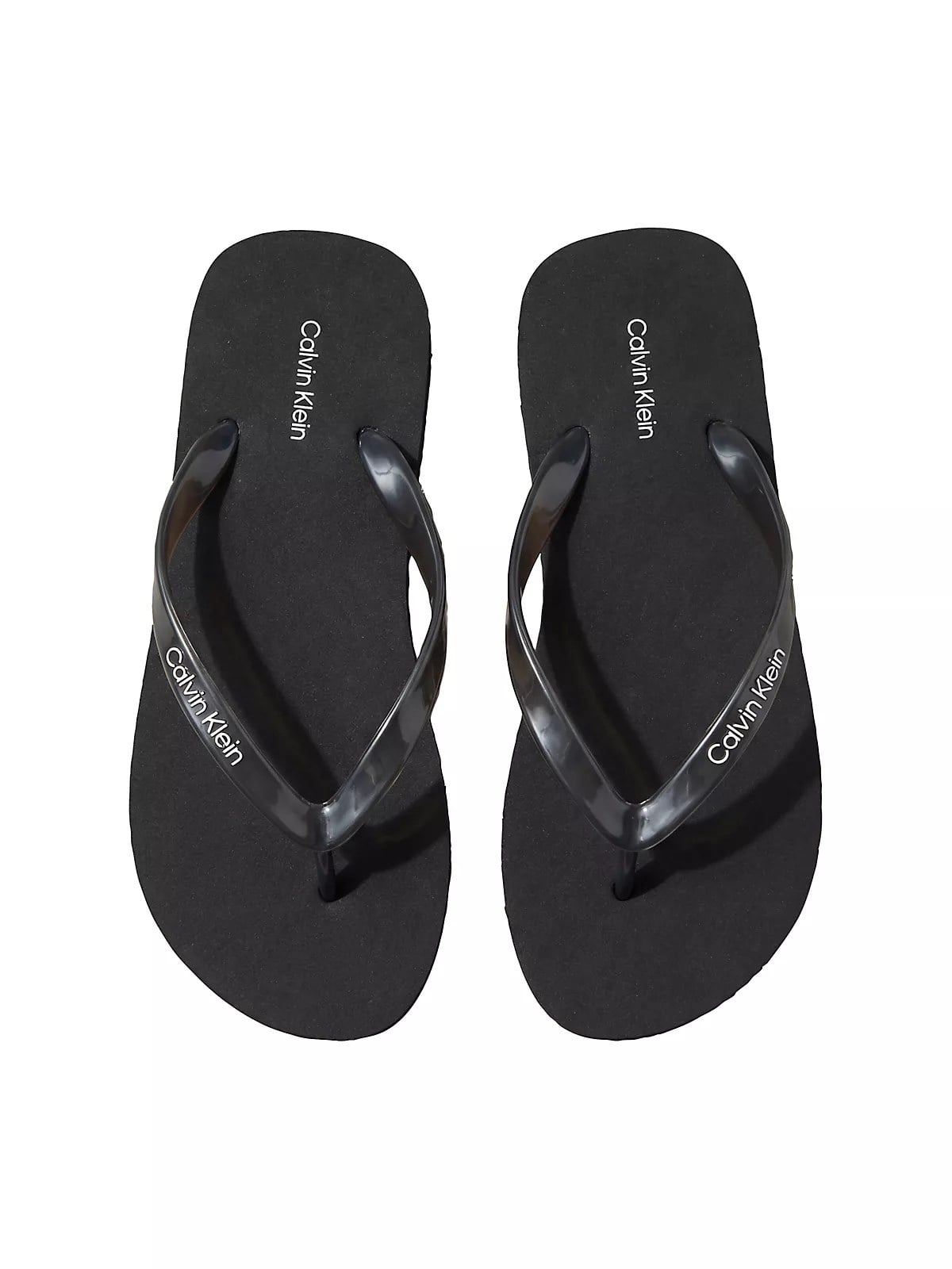 Calvin Klein Calvin Klein Kadın Rahat Taban Logo Detaylı Parmak Arası Siyah Terlik HW0HW02956-0GJ