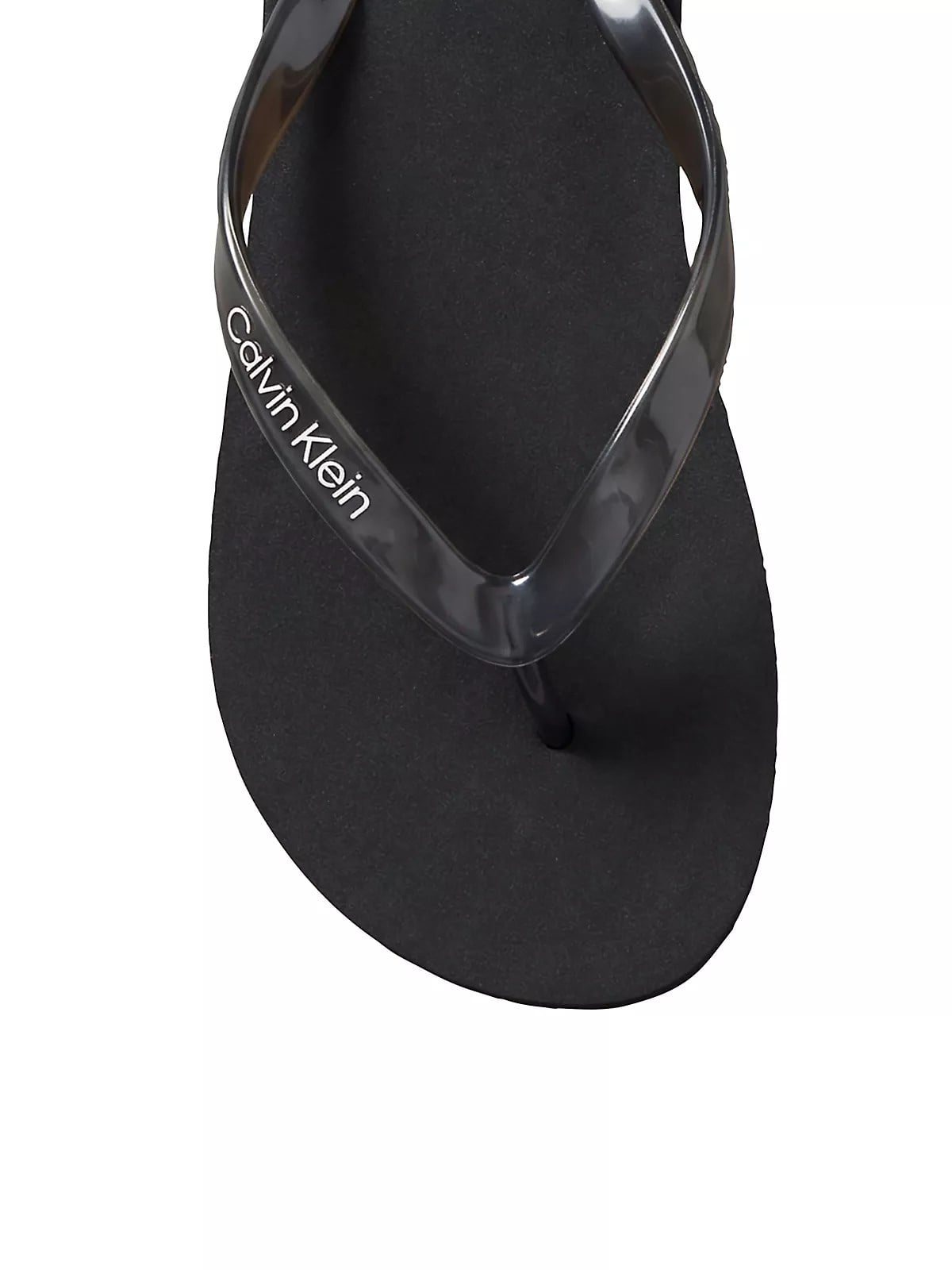 Calvin Klein Calvin Klein Kadın Rahat Taban Logo Detaylı Parmak Arası Siyah Terlik HW0HW02956-0GJ