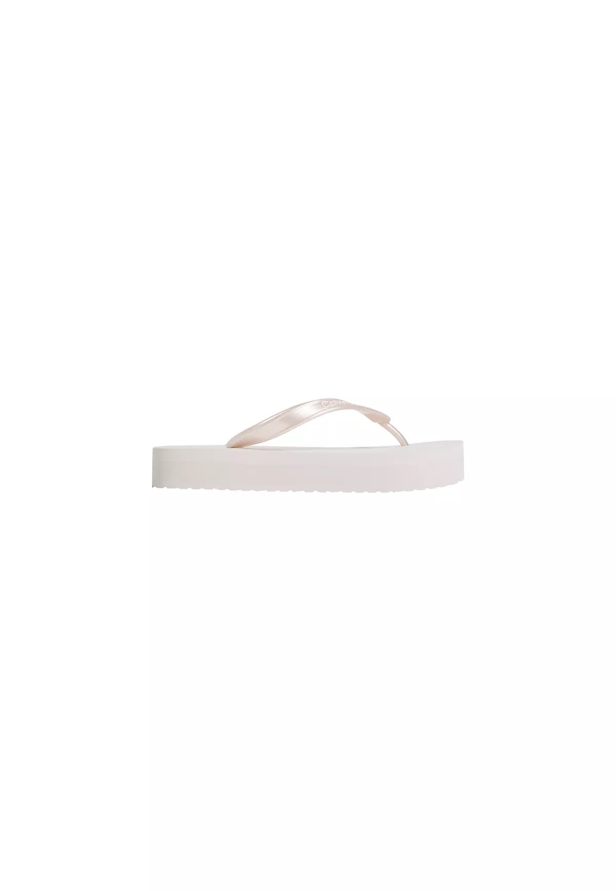 Calvin Klein Calvin Klein Kadın Rahat Taban Deri CK Desen Günlük Kullanım Gri Terlik HW0HW03120-PE6