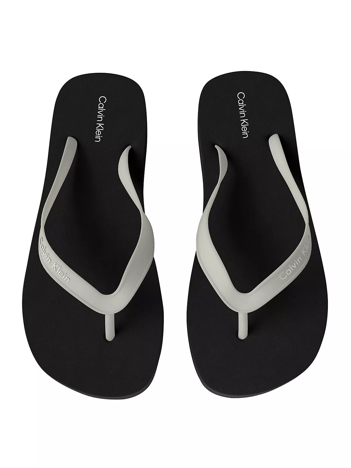 Calvin Klein Calvin Klein Kadın Rahat Taban Deri CK Desen Günlük Kullanım Siyah Terlik HW0HW03120-06Y