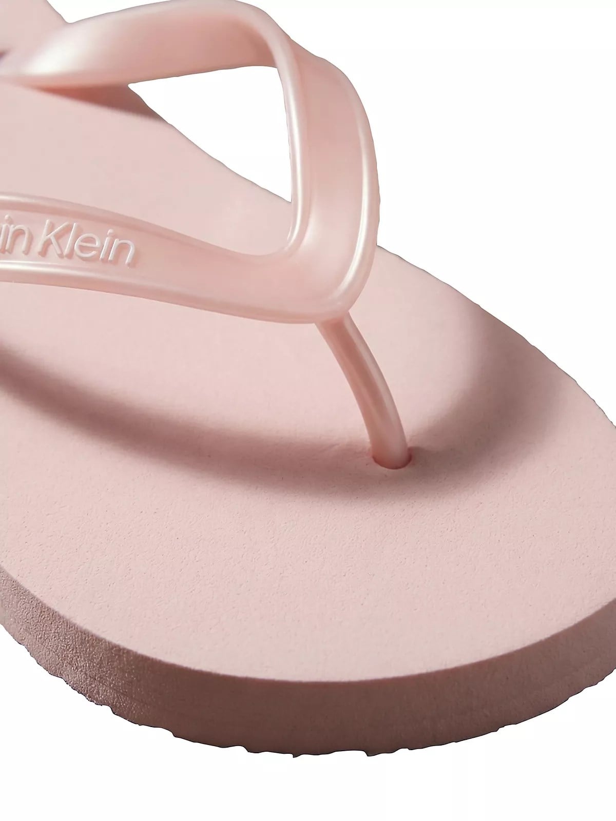 Calvin Klein Calvin Klein Kadın Rahat Taban Logo Detaylı Parmak Arası Pembe Terlik HW0HW02956-TFF
