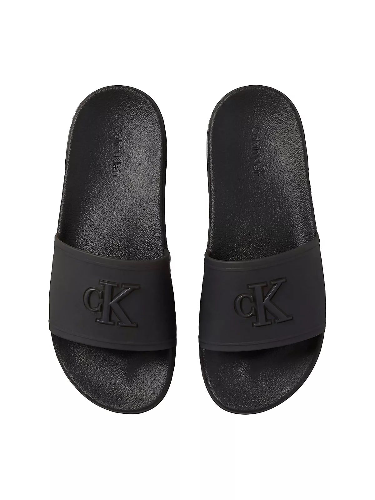 Calvin Klein Calvin Klein Kadın Rahat Taban Logo Dokulu Siyah Terlik HW0HW02959-0GJ