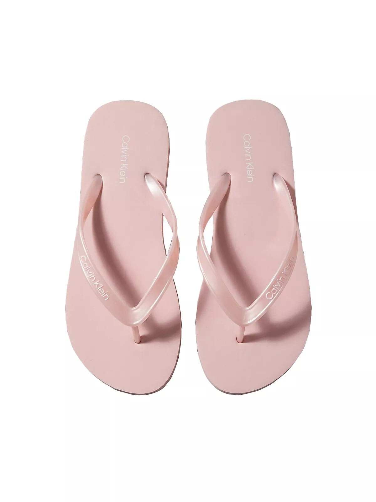 Calvin Klein Calvin Klein Kadın Rahat Taban Logo Detaylı Parmak Arası Pembe Terlik HW0HW02956-TFF