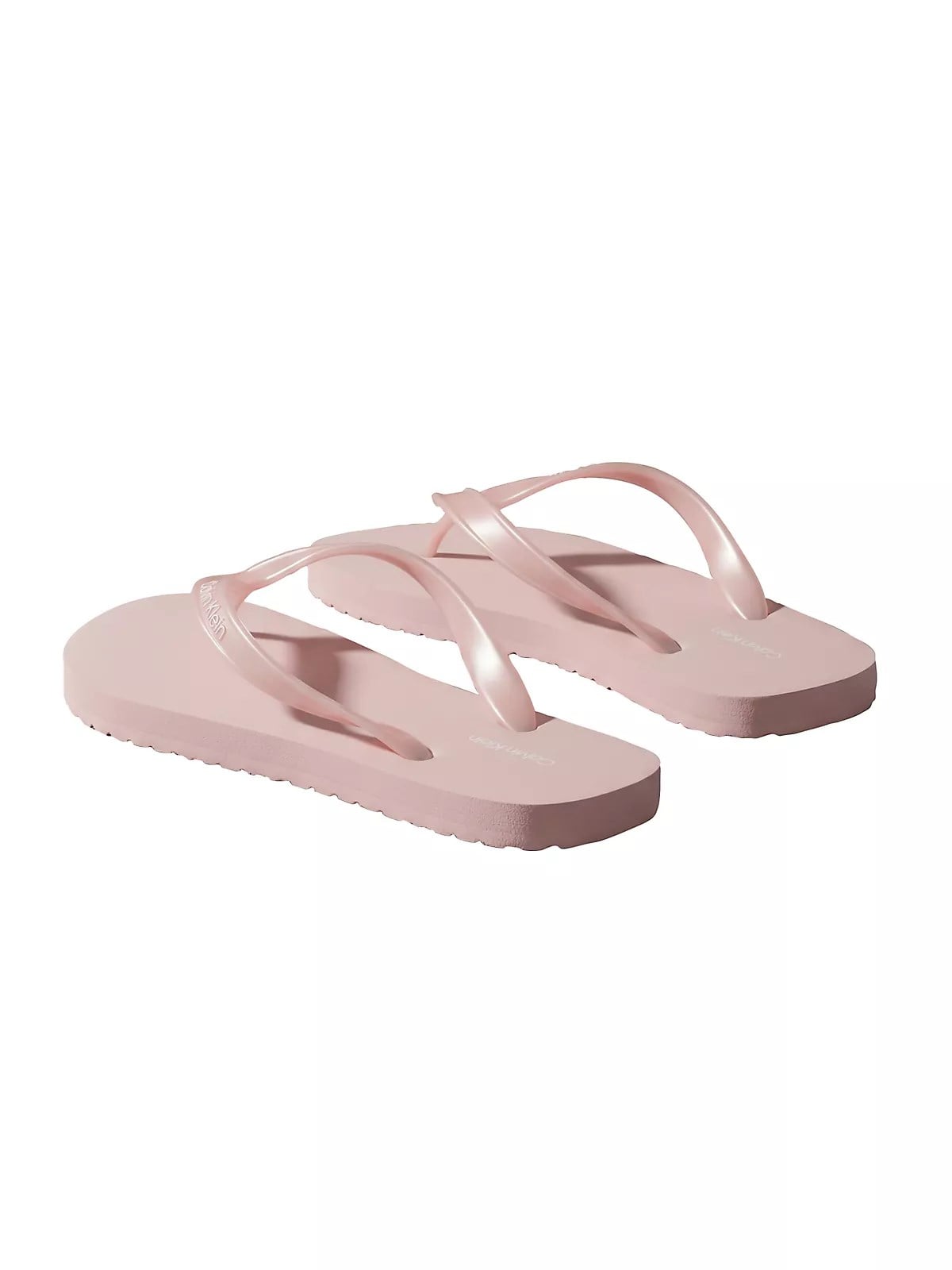 Calvin Klein Calvin Klein Kadın Rahat Taban Logo Detaylı Parmak Arası Pembe Terlik HW0HW02956-TFF