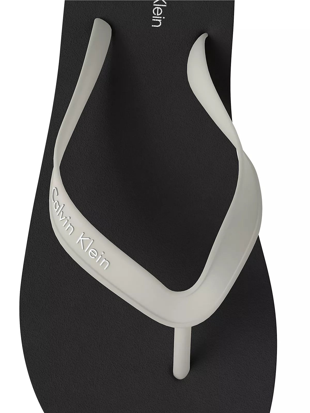Calvin Klein Calvin Klein Kadın Rahat Taban Deri CK Desen Günlük Kullanım Siyah Terlik HW0HW03120-06Y