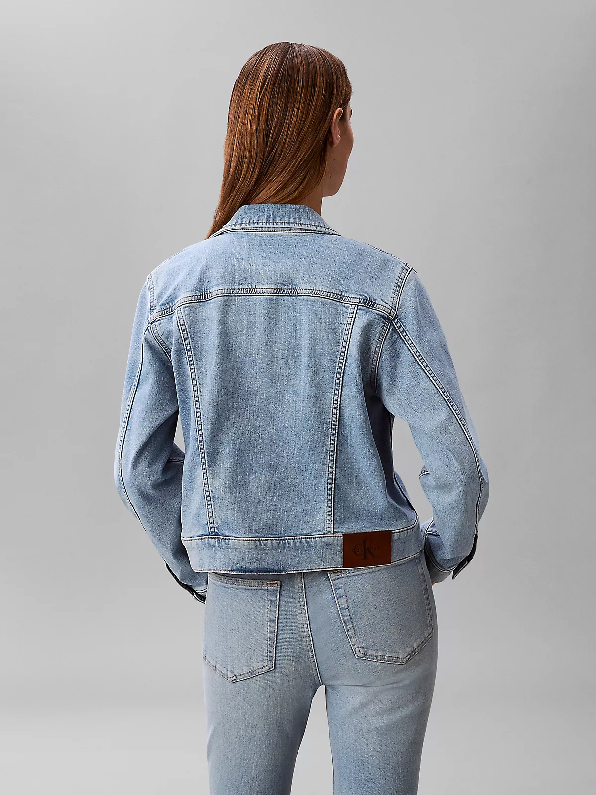 Calvin Klein Calvin Klein Kadın Regular Fit Cep Detaylı Gömlek Yaka Uzun Kollu Mavi Ceket LV047F672G-1XT