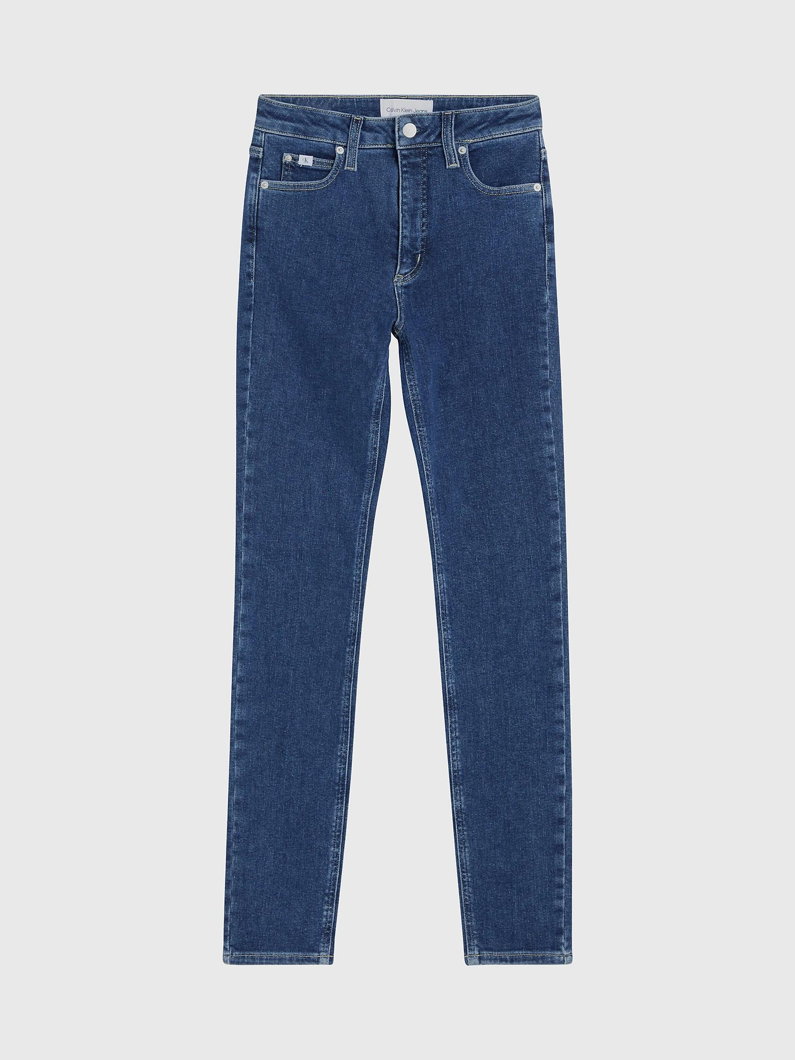 Calvin Klein Calvin Kleın Kadın Yüksek Bel Slim Rahat Lacivert Jeans J20J222214-1A4