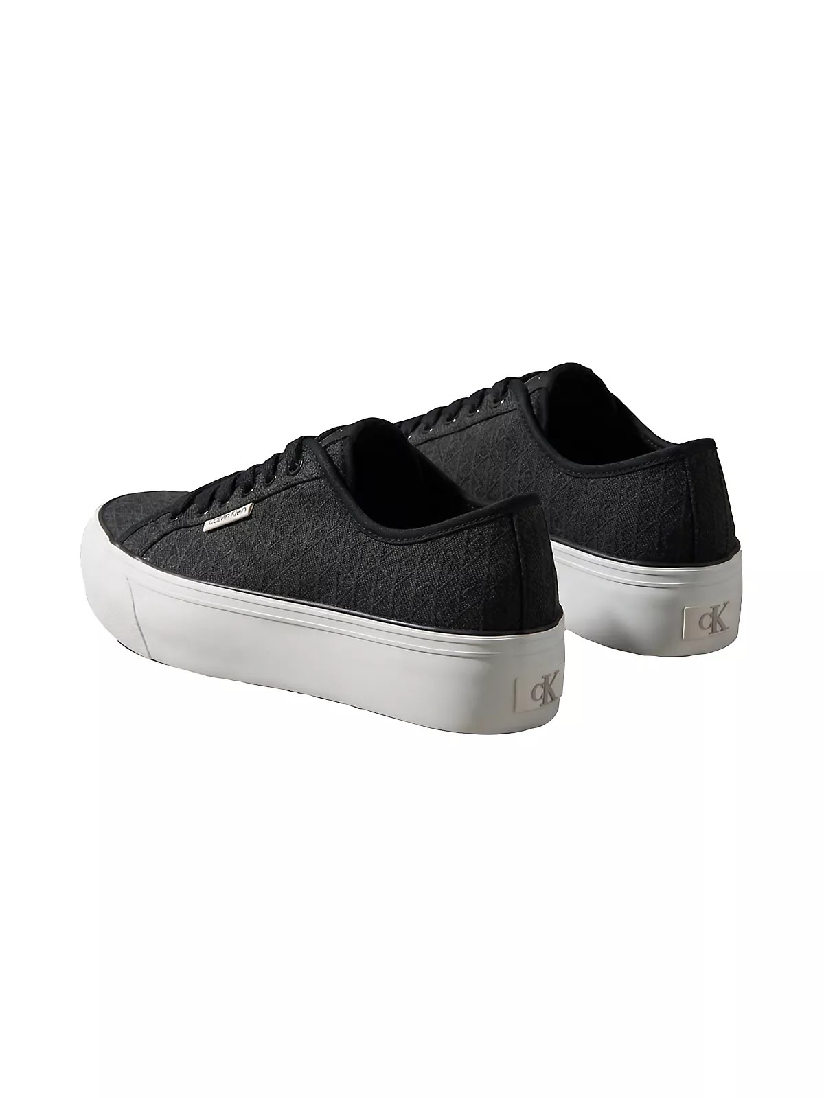 Calvin Klein Calvin Klein Kadın Yüksek Taban Bağcıklı Rahat Siyah Sneaker HW0HW03265-BEH