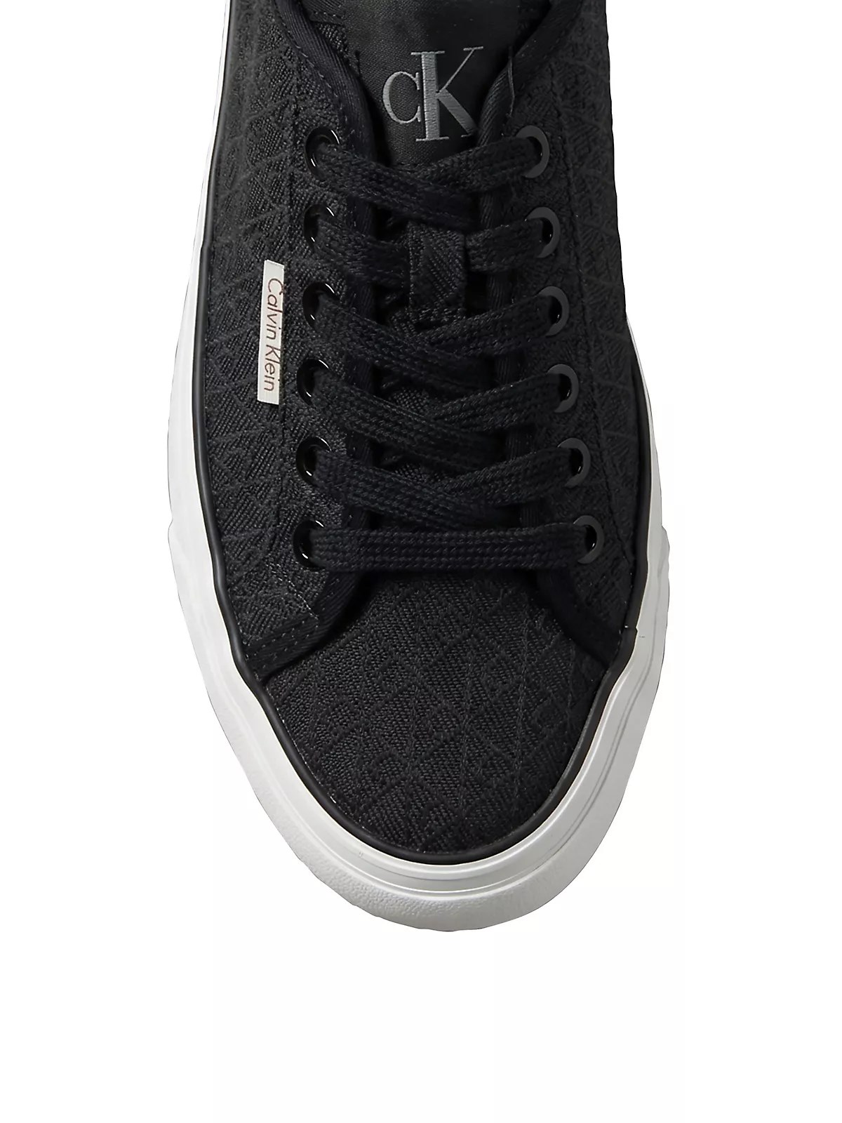 Calvin Klein Calvin Klein Kadın Yüksek Taban Bağcıklı Rahat Siyah Sneaker HW0HW03265-BEH