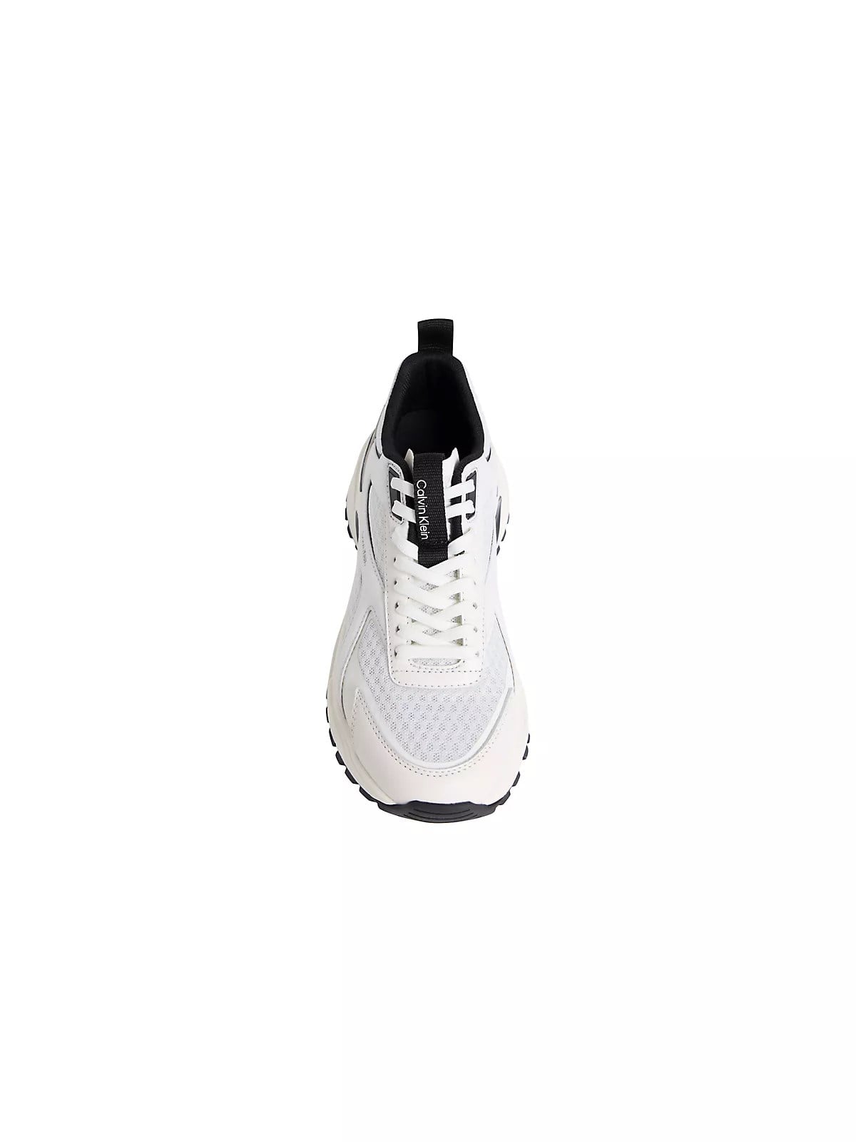 Calvin Klein Calvin Klein Kadın Yüksek Taban File Detaylı Logo İmzalı Beyaz Sneaker HW0HW03002-01W