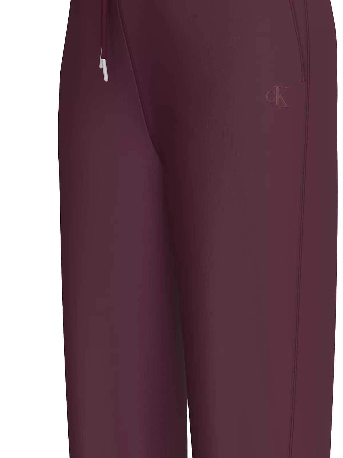 Calvin Klein Calvin Klein Kadın Yüksek Bel Dar Paça Cep Detay Bilek Boy Mor Eşofman Altı LV047E236G-2E5
