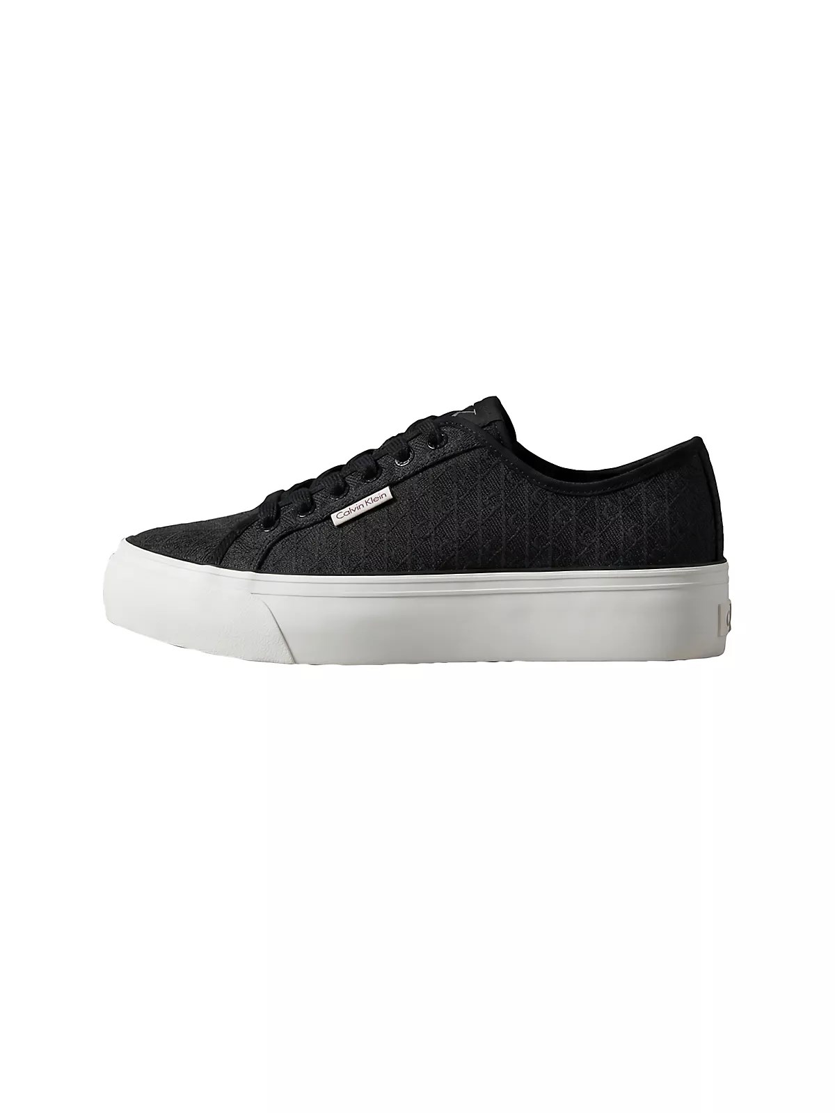 Calvin Klein Calvin Klein Kadın Yüksek Taban Bağcıklı Rahat Siyah Sneaker HW0HW03265-BEH