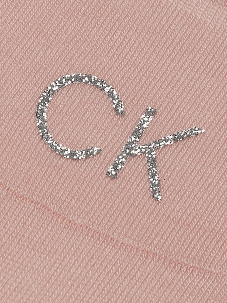 Calvin Klein Calvin Klein Kadın Yumuşak Örme Kumaşlı CK Logo Nakışlı İkili Paket Pembe Çorap C701228800-004