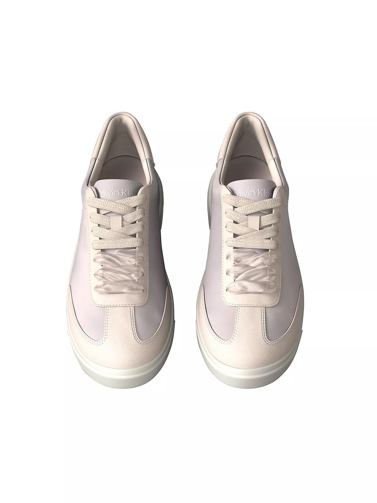 Calvin Klein Calvin Klein Kadın Yumuşak Süet Deri Rahat Taban Bağcıklı Yuvarlak Burun Lila Sneaker HW0HW03288-0H2