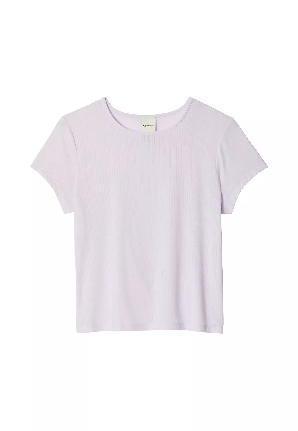 Calvin Klein Calvin Klein Kadın Yuvarlak Yaka Kısa Kol Düz Regular Fit Mor Pijama Üstü LV00QS7618-2IK