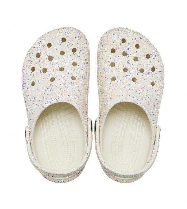 Crocs Crocs Çocuk Boya Sıçratma Tasarımlı Beyaz Terlik 212495-2MT