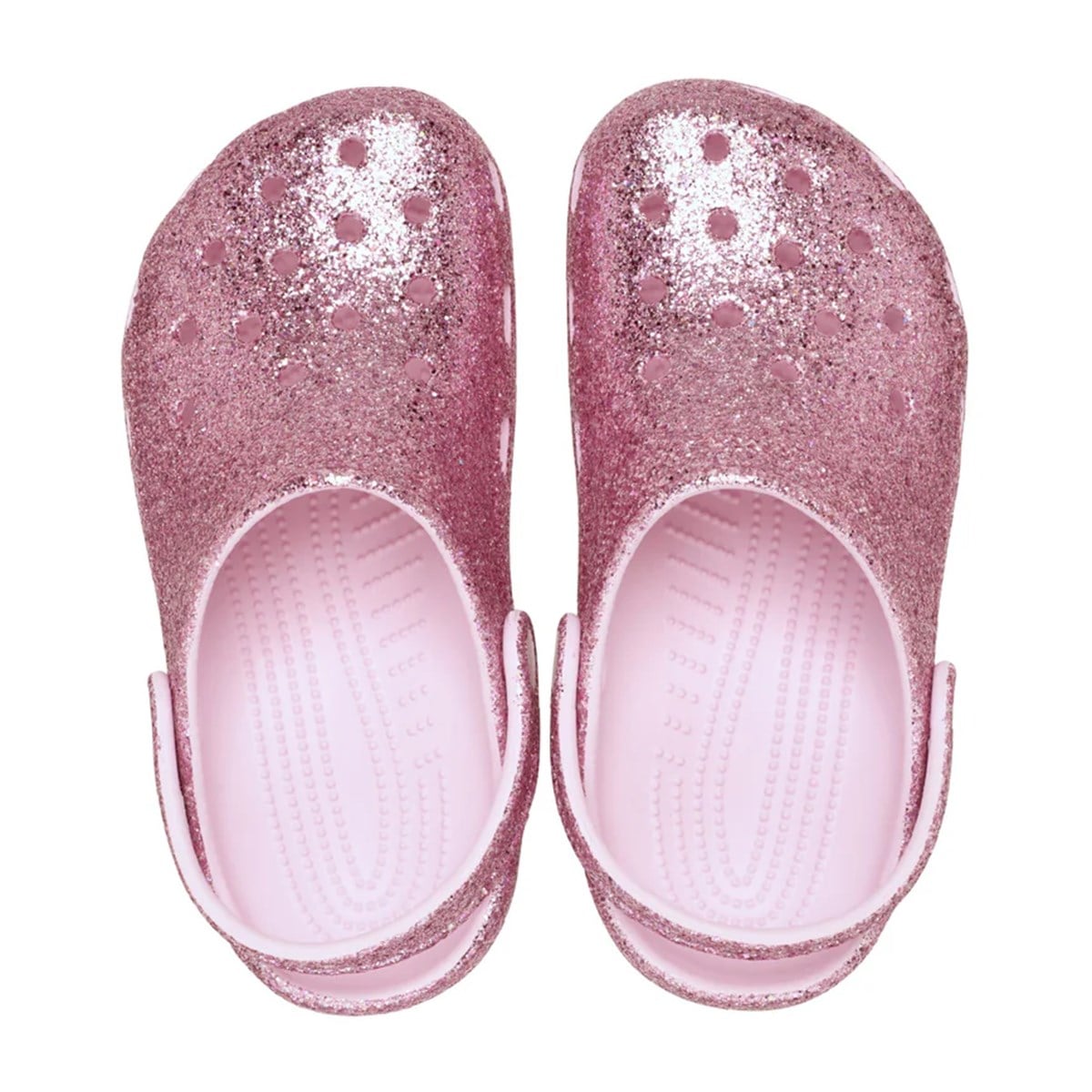 Crocs Crocs Çocuk Kalın Simli Pembe Terlik 211939-6ZW