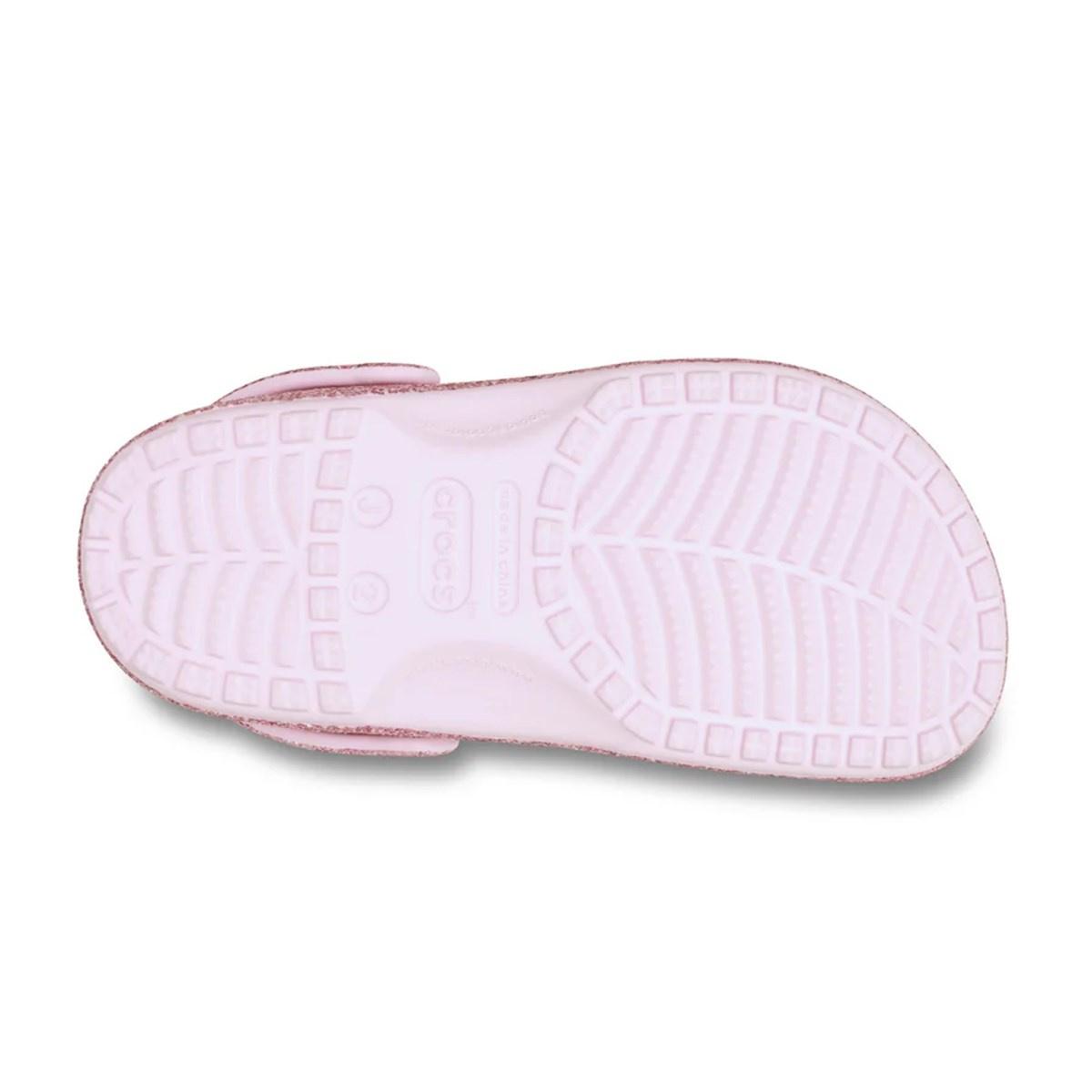 Crocs Crocs Çocuk Kalın Simli Pembe Terlik 211939-6ZW