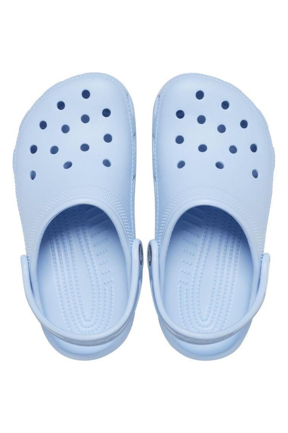 Crocs Crocs Çocuk Marka Logolu Rahat Günlük Kullanım Mavi Terlik 206991-4NS