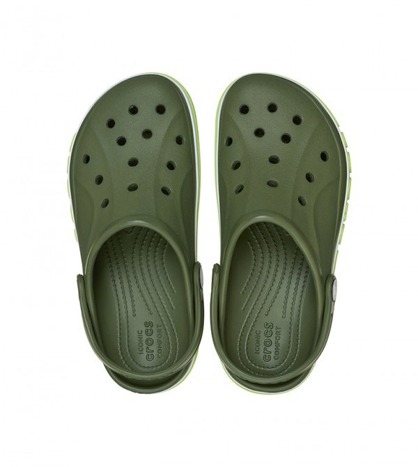 Crocs Crocs Çocuk Yüksek Taban Nefes Alan Logolu Yeşil Terlik 207019-3CB