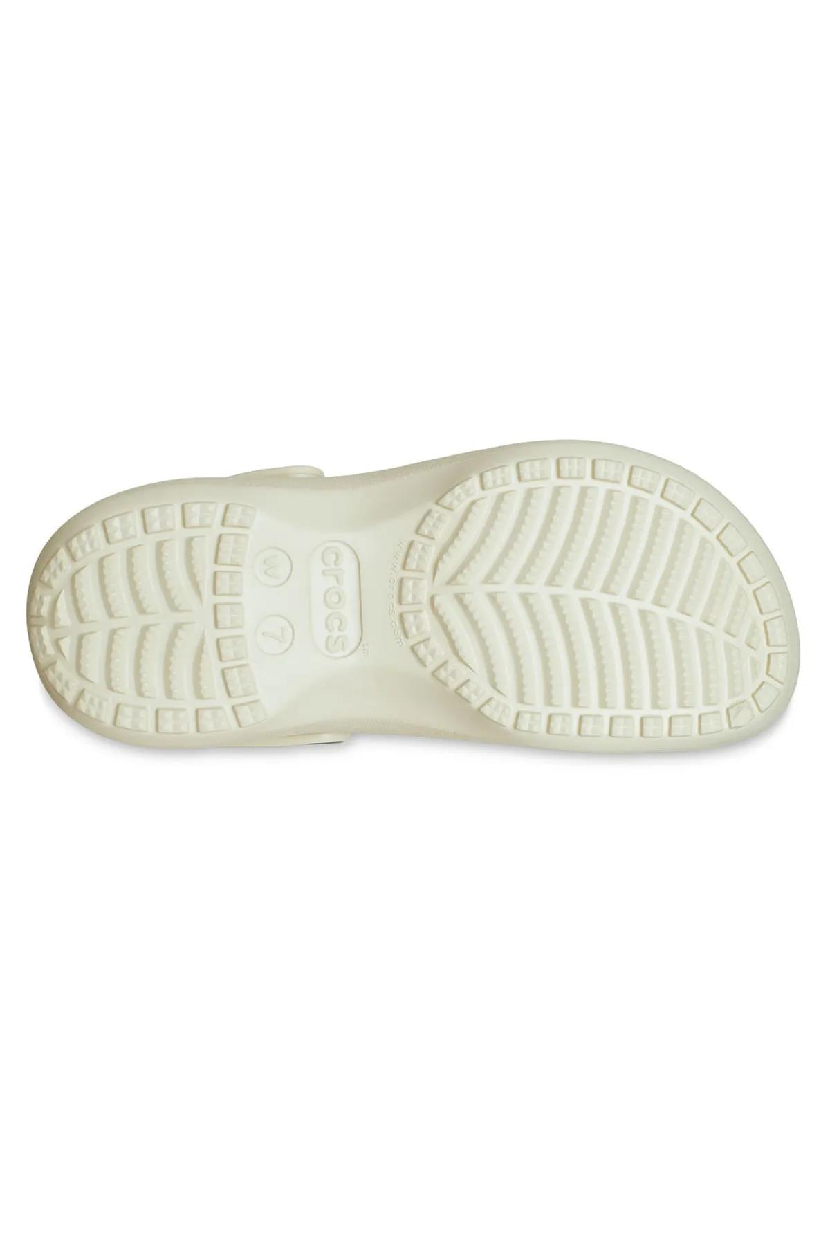 Crocs Crocs Kadın Marka Logolu Rahat Günlük Kullanım Bej Terlik 206750-2Y2