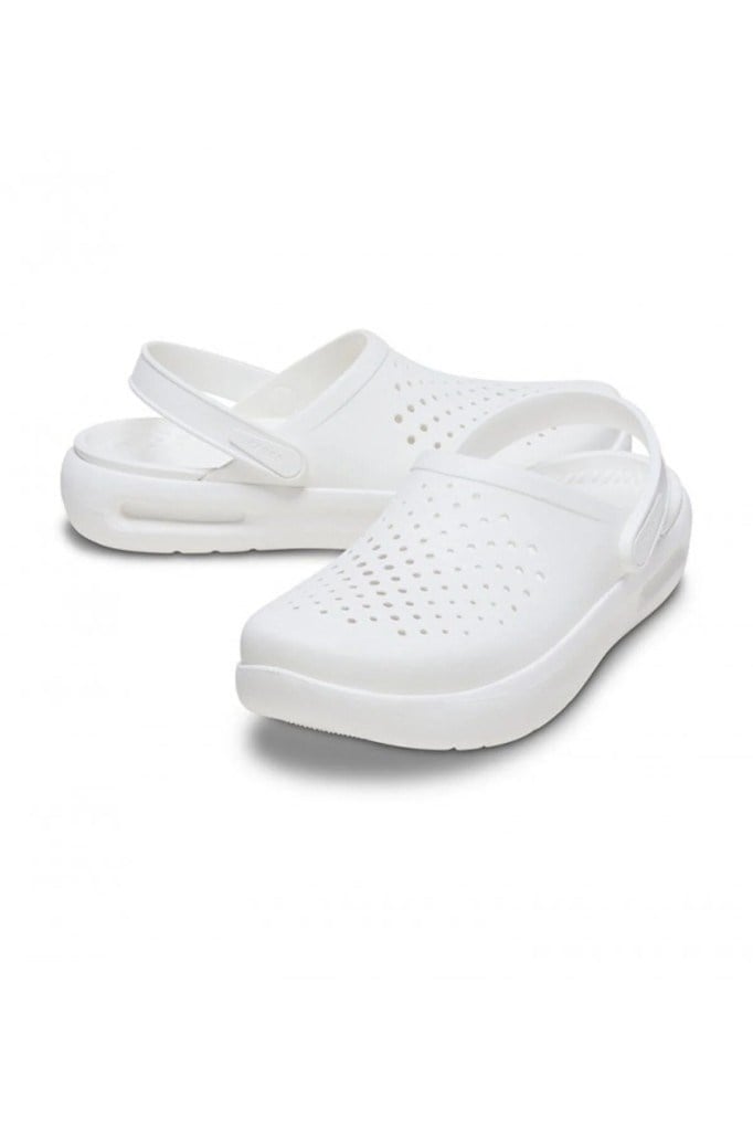 Crocs Crocs Unısex Marka Logolu Rahat Günlük Kullanım Beyaz Terlik 209964-143