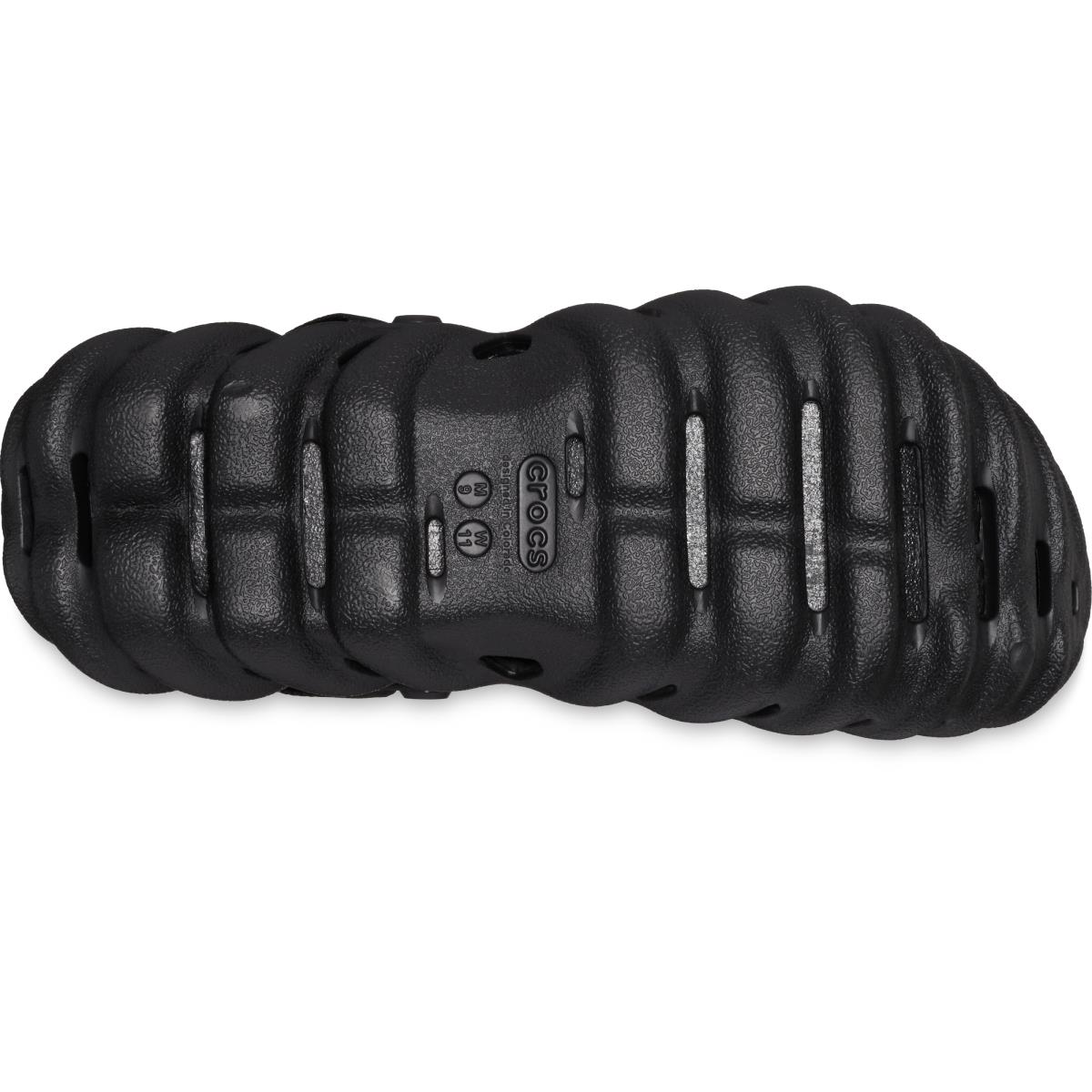 Crocs Crocs Unısex Marka Logolu Rahat Günlük Kullanım Siyah Terlik 207937-001
