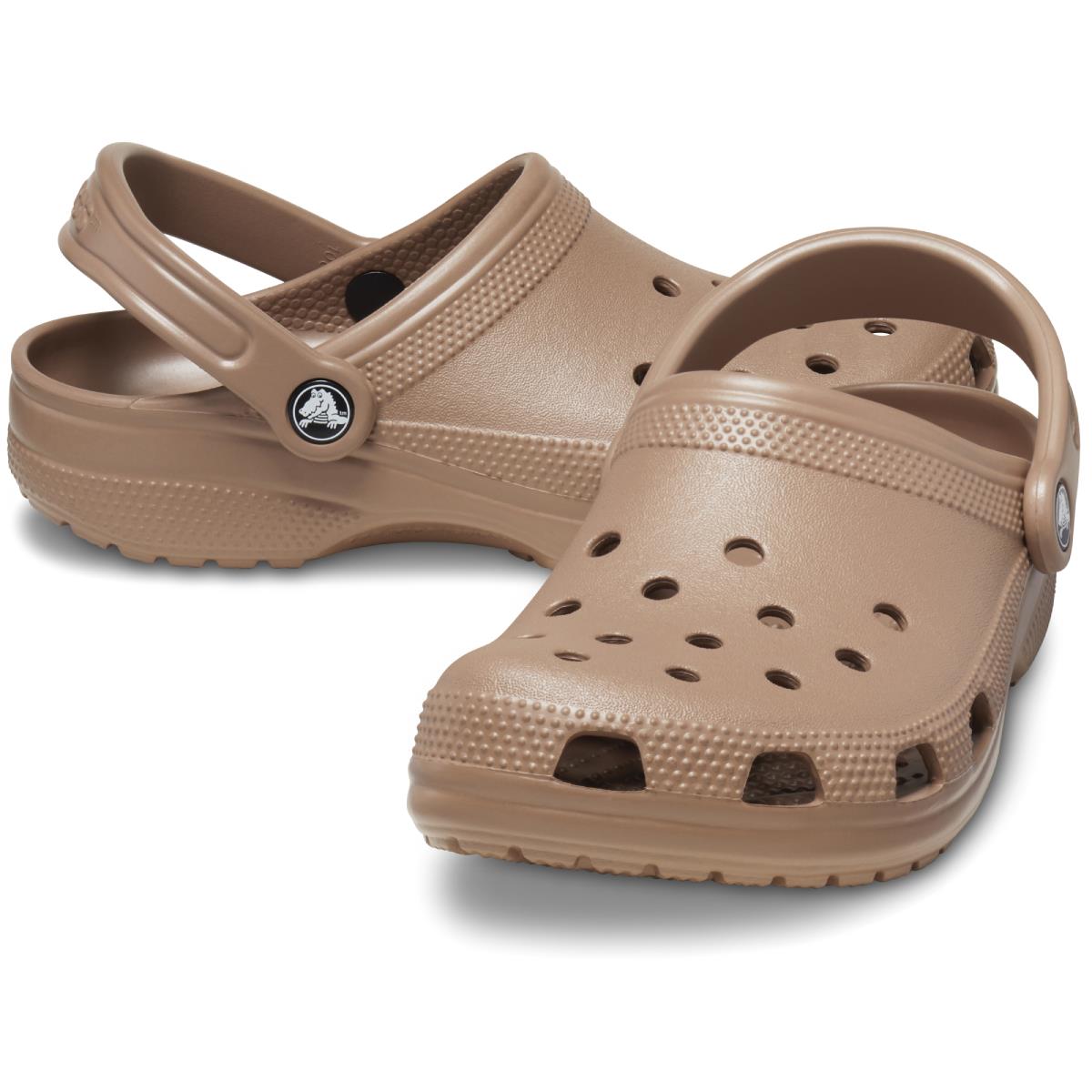 Crocs Crocs Unısex Marka Logolu Rahat Günlük Kullanım Kahverengi Terlik 10001-2Q9