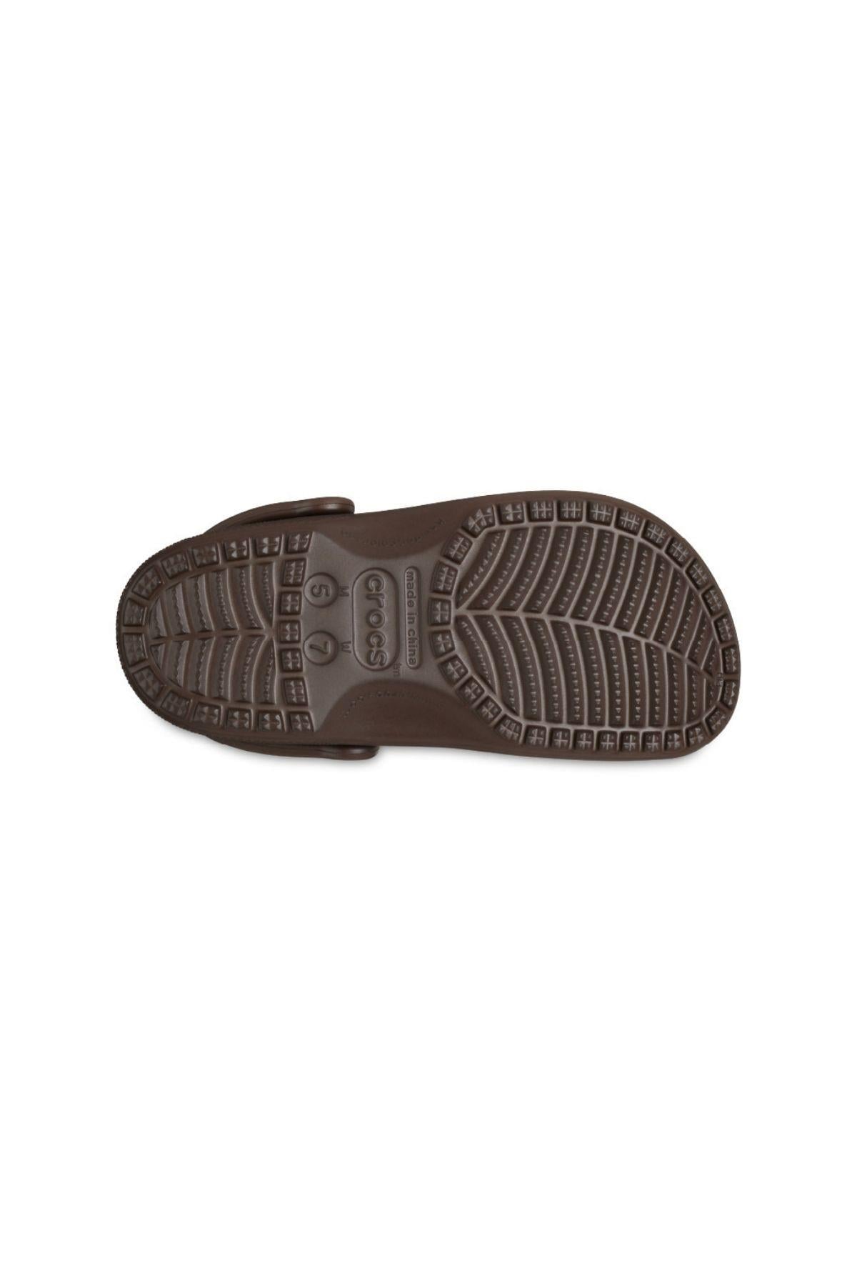 Crocs Crocs Unısex Marka Logolu Rahat Günlük Kullanım Kahverengi Terlik 10001-21Q