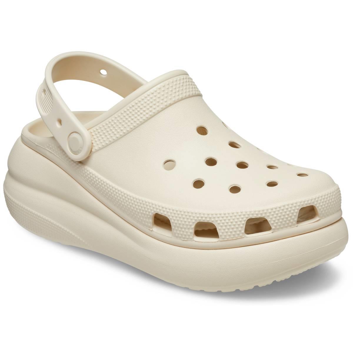 Crocs Crocs Unısex Marka Logolu Rahat Günlük Kullanım Bej Terlik 207521-2Y2