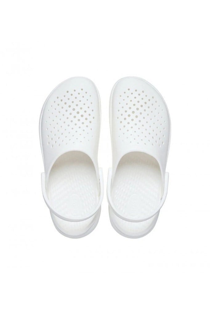 Crocs Crocs Unısex Marka Logolu Rahat Günlük Kullanım Beyaz Terlik 209964-143