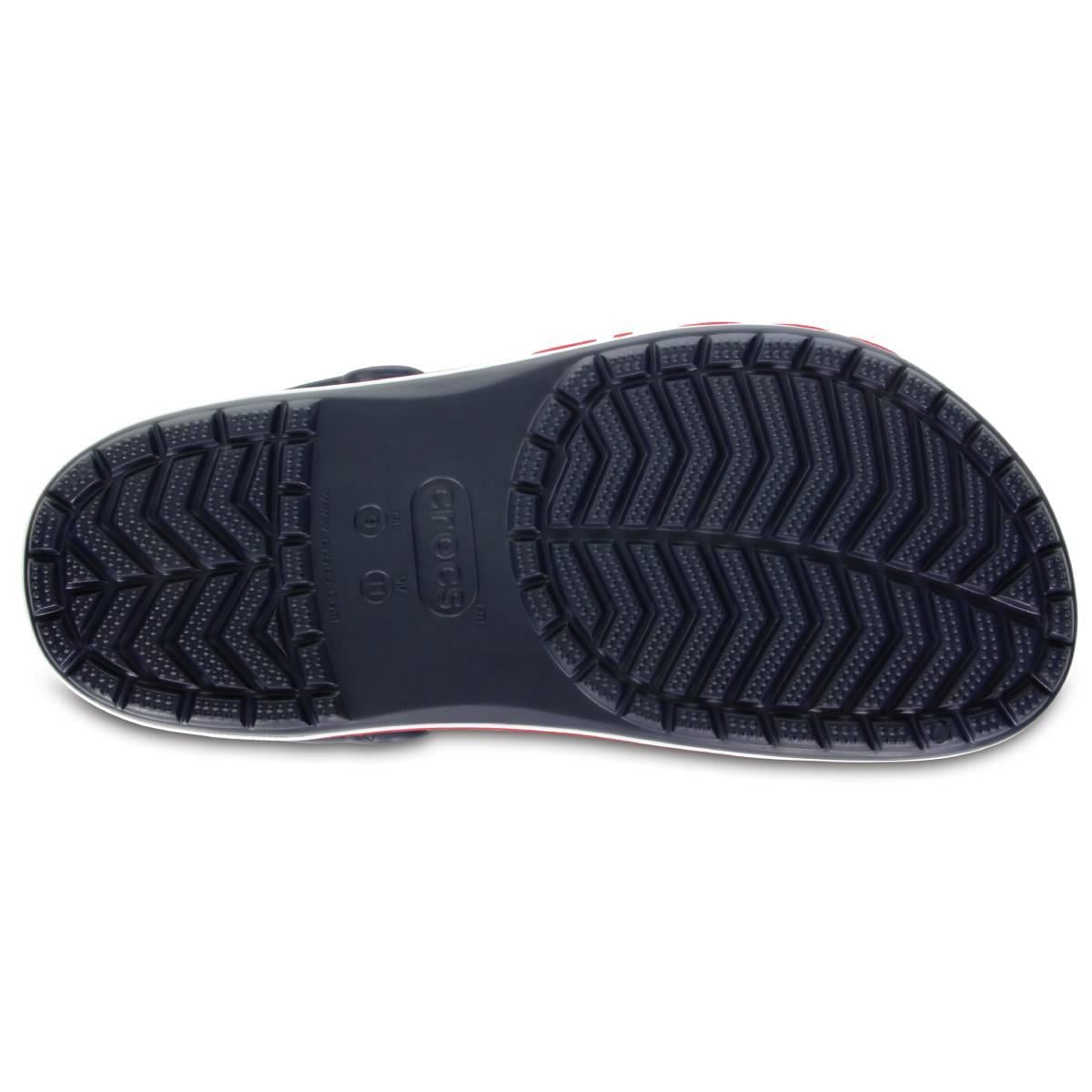 Crocs Crocs UNISEX Marka Logolu Rahat Taban Lacivert-Beyaz Terlik 205089-4CC