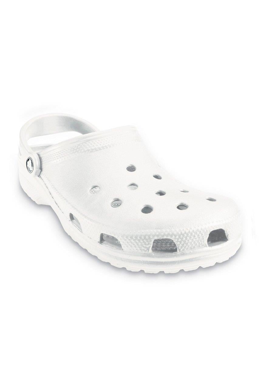Crocs Crocs UNISEX Marka Logolu Rahat Taban Beyaz Terlik 10001-100