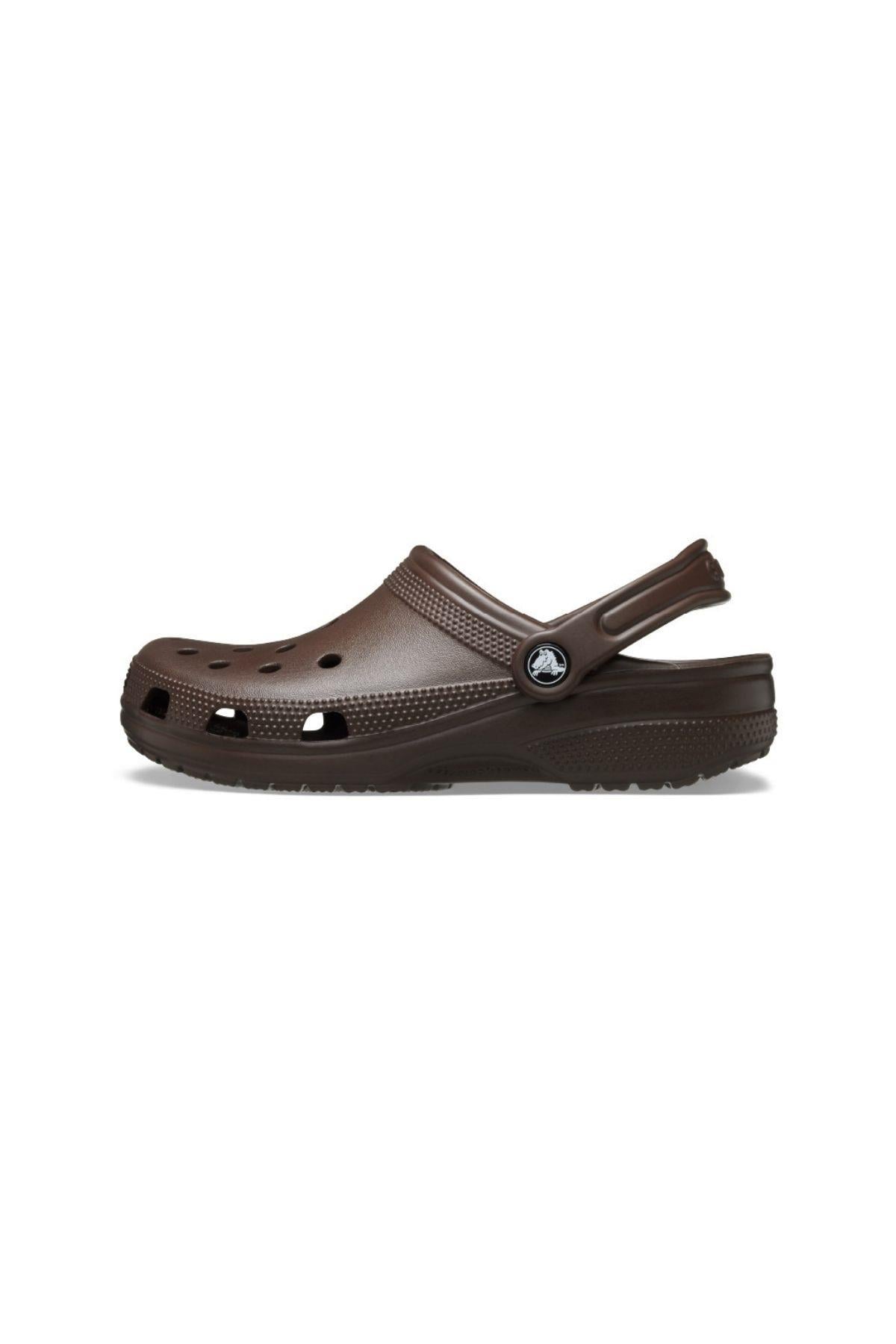 Crocs Crocs Unısex Marka Logolu Rahat Günlük Kullanım Kahverengi Terlik 10001-21Q