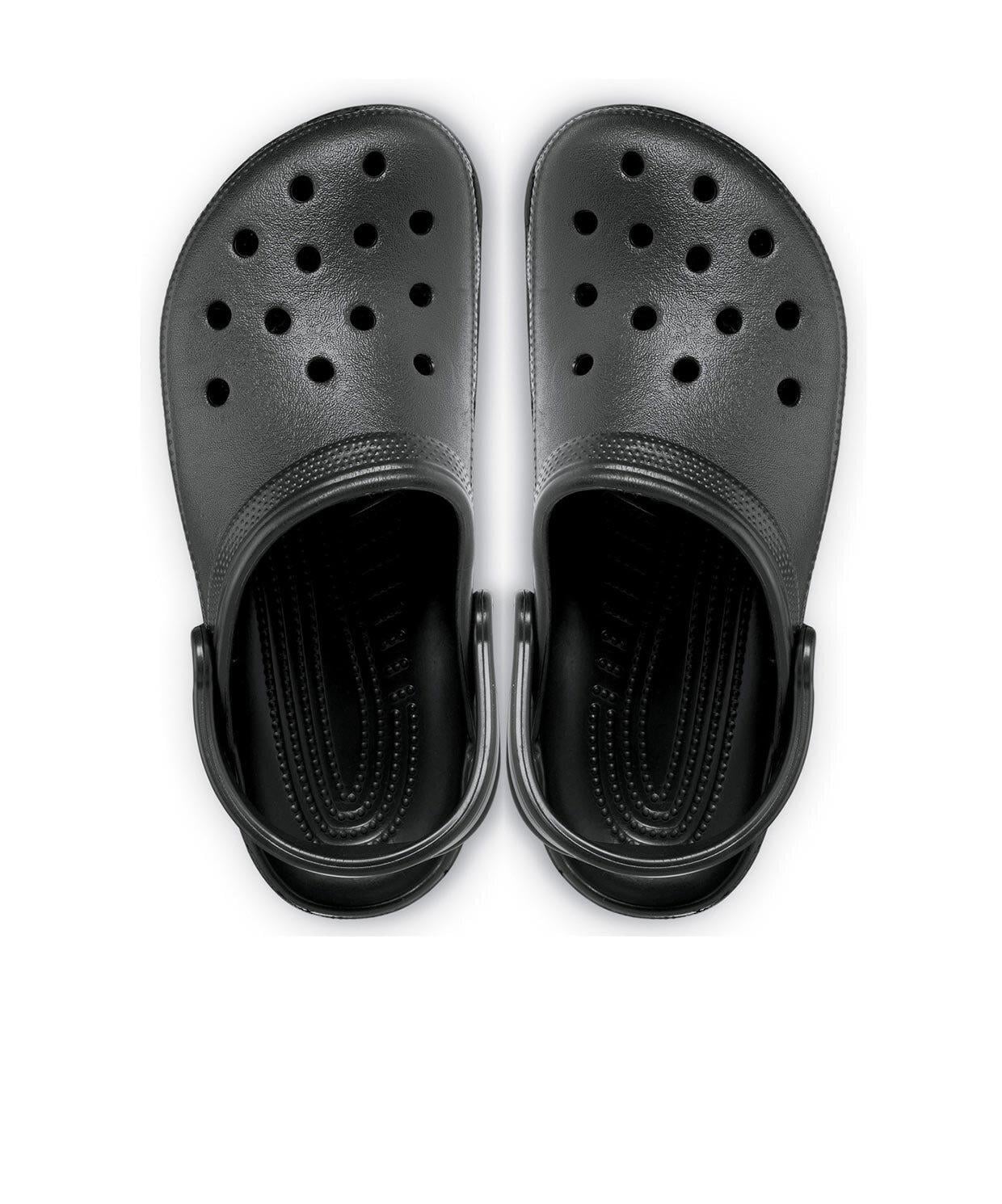 Crocs Crocs UNISEX Marka Logolu Rahat Taban Siyah Terlik 10001-001