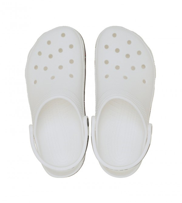 Crocs Crocs Unısex Suya Dayanıklı Nefes Alabilen Tasarımlı Beyaz Terlik 212481-100