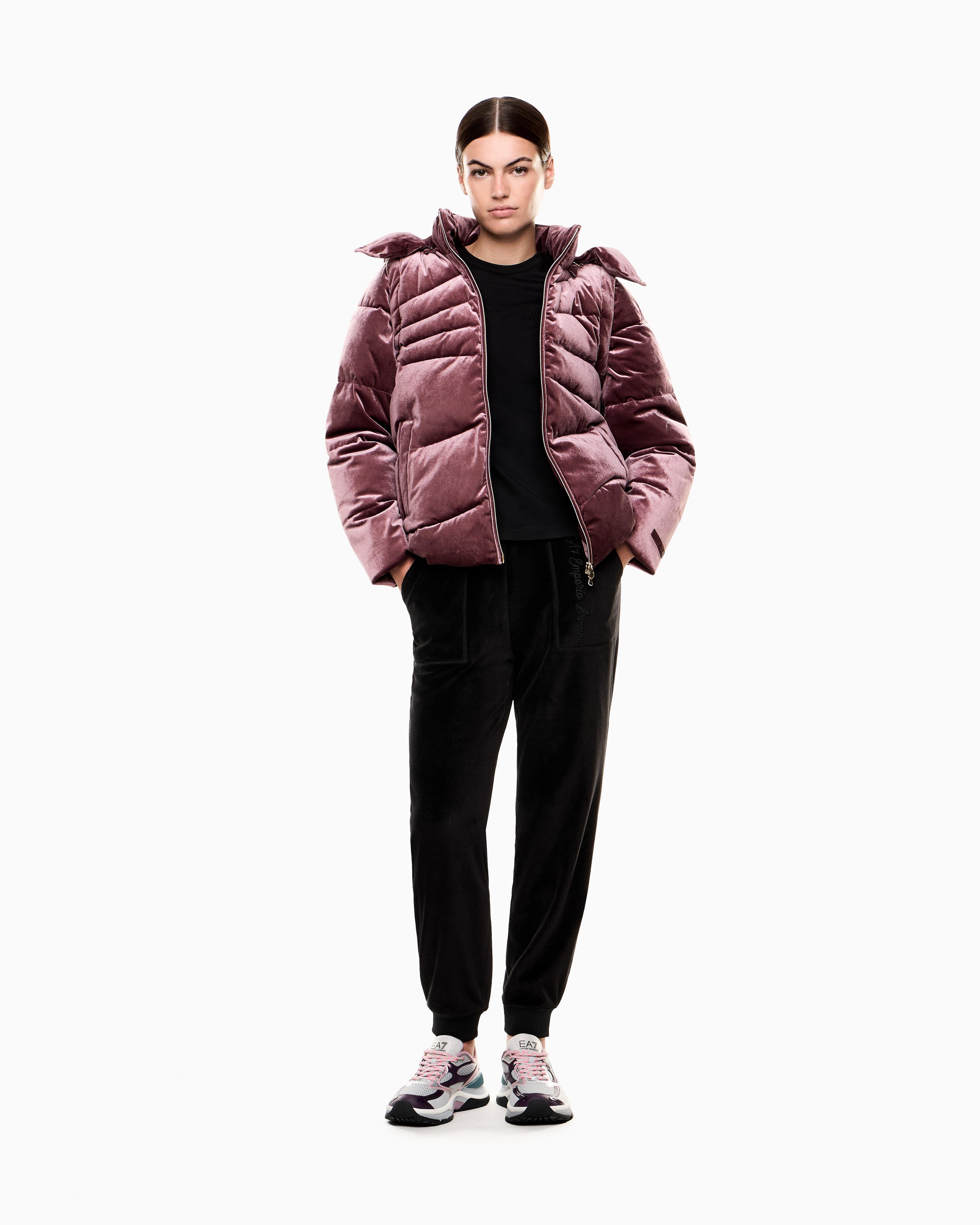 EA7 Ea7 Erkek Çıkarılabilir Fermuarlı Kapüşon Ve Kollar Uyumlu İşlemeli Logo Cepli Bordo Mont 7W000441 AF15654-M5064