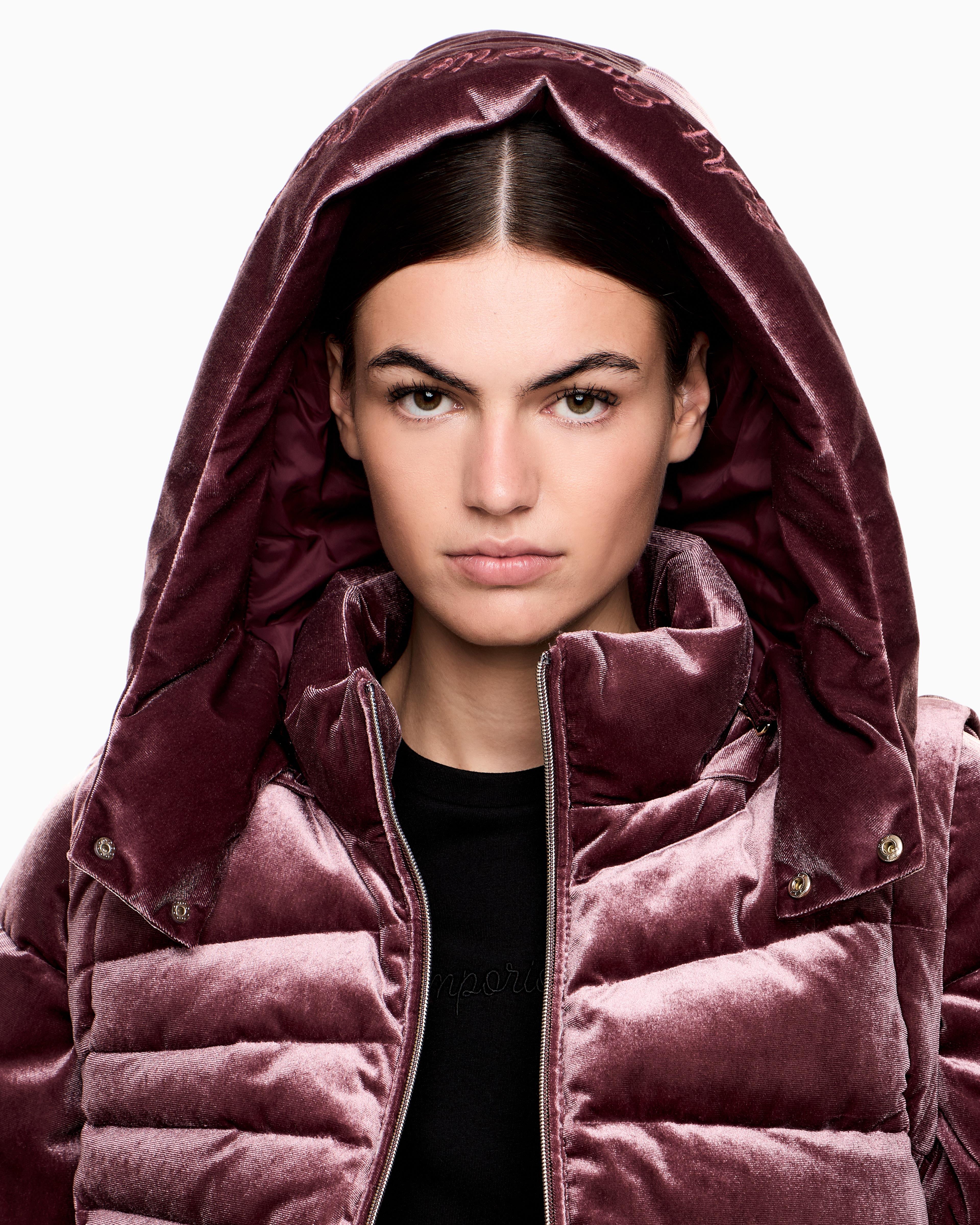 EA7 Ea7 Erkek Çıkarılabilir Fermuarlı Kapüşon Ve Kollar Uyumlu İşlemeli Logo Cepli Bordo Mont 7W000441 AF15654-M5064