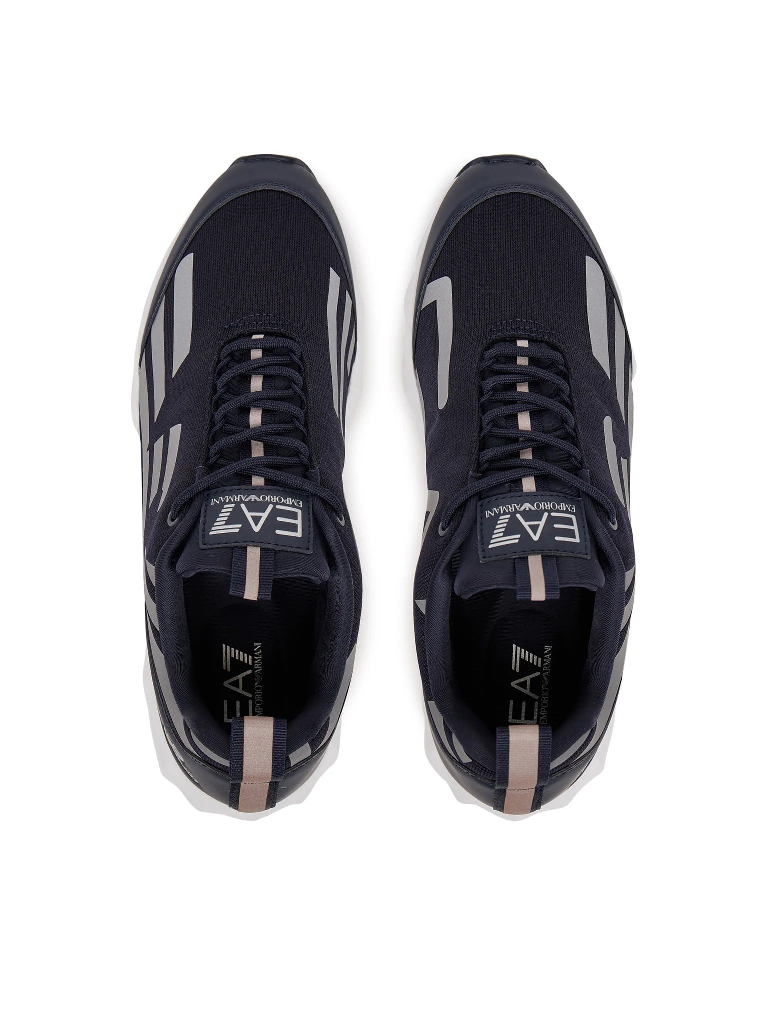 EA7 Ea7 Erkek Hafif Yüksek Taban Kartal Logolu Lacivert1 Sneaker X8X217 XK433-U461