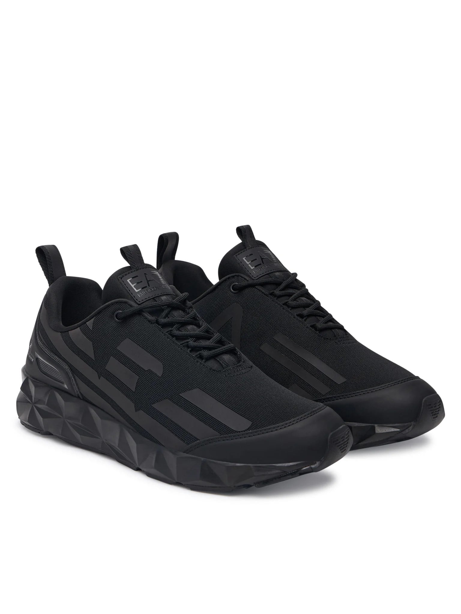 EA7 Ea7 Erkek Hafif Yüksek Taban Kartal Logolu Siyah Sneaker X8X217 XK433-MC061