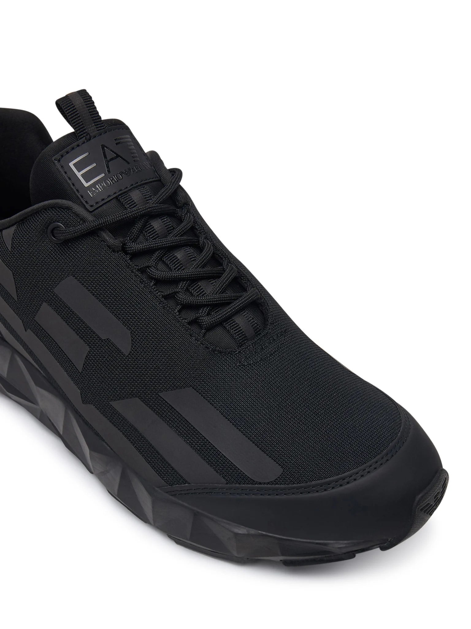 EA7 Ea7 Erkek Hafif Yüksek Taban Kartal Logolu Siyah Sneaker X8X217 XK433-MC061