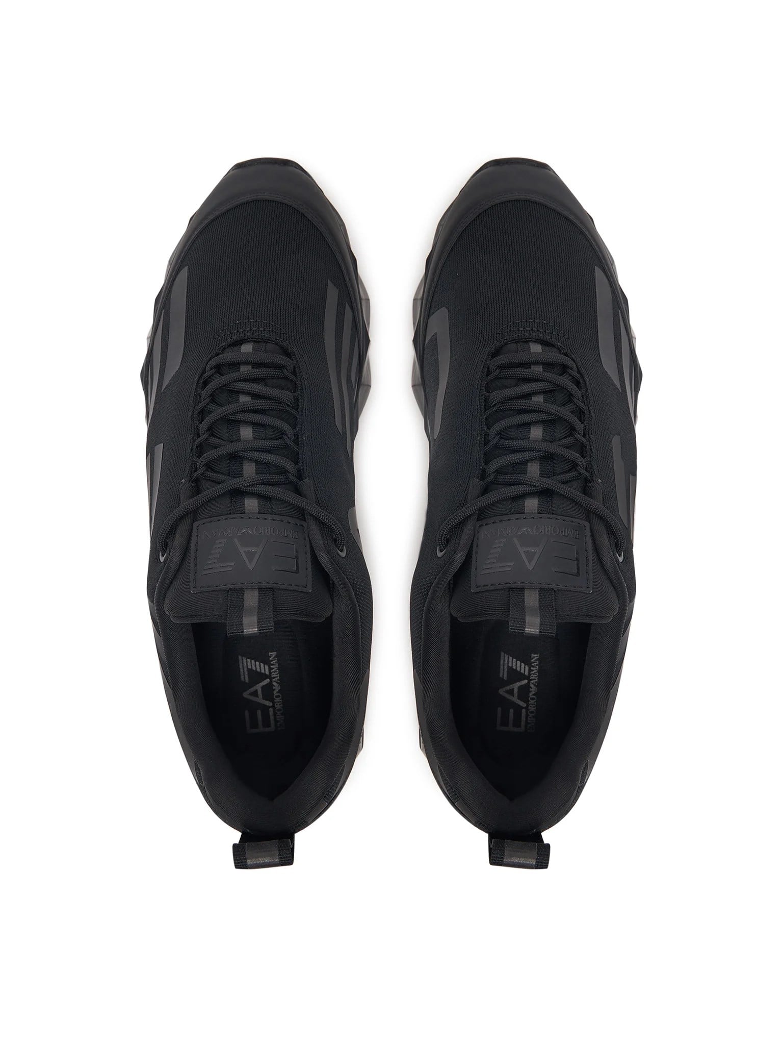 EA7 Ea7 Erkek Hafif Yüksek Taban Kartal Logolu Siyah Sneaker X8X217 XK433-MC061