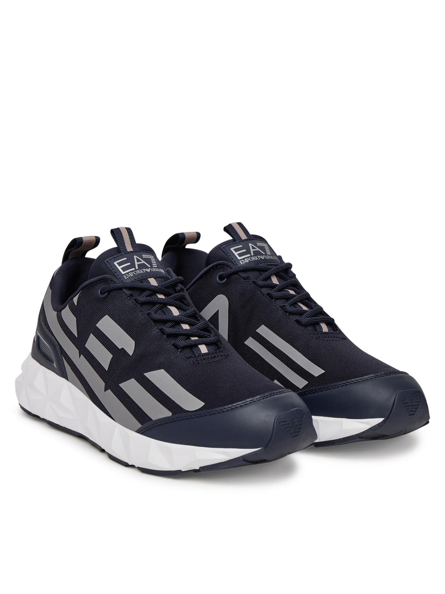 EA7 Ea7 Erkek Hafif Yüksek Taban Kartal Logolu Lacivert1 Sneaker X8X217 XK433-U461