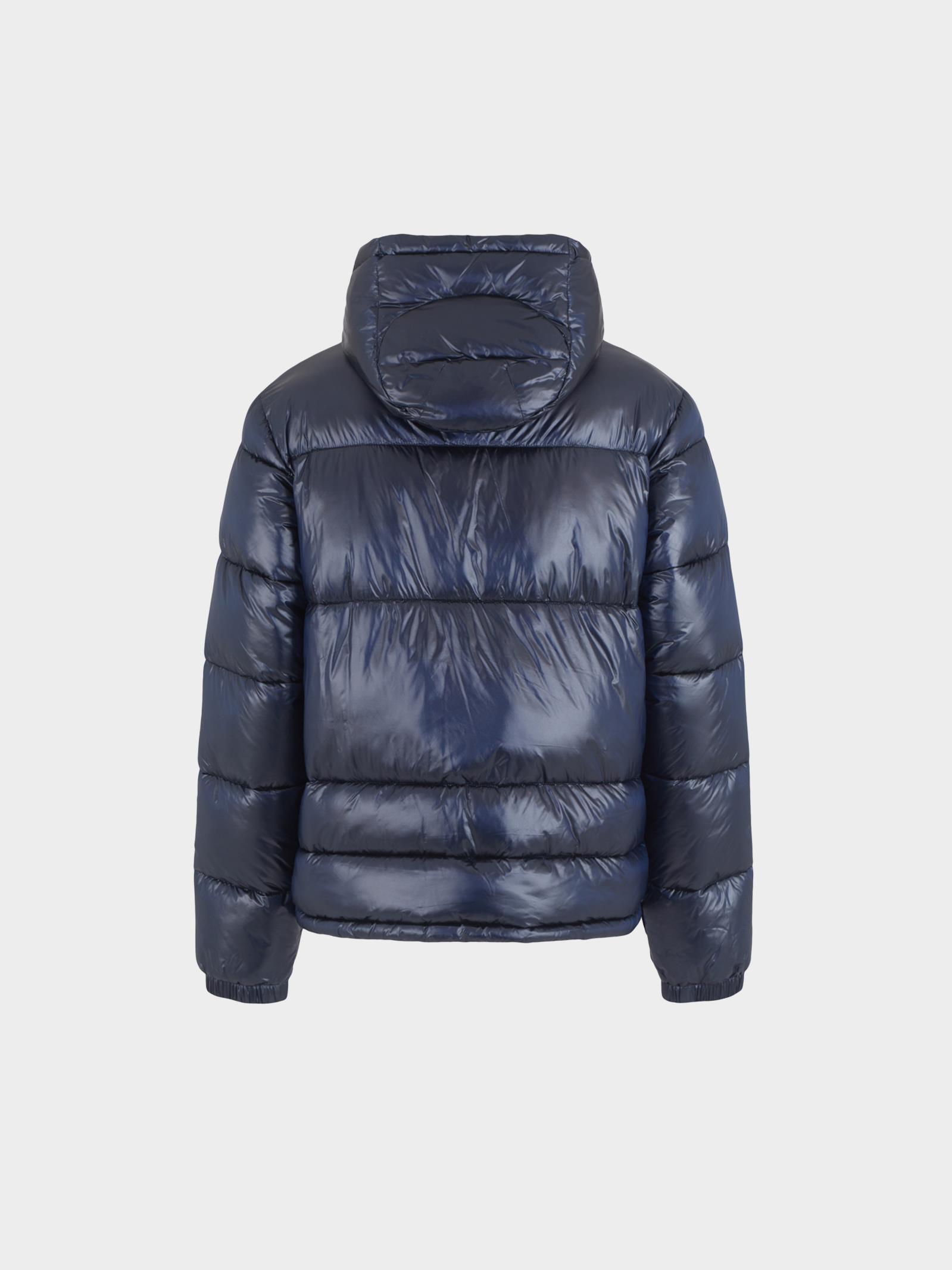 Ea7 Ea7 Erkek Kapitoneli Regular Fit Kapüşonlu Şişme Mavi Ceket 6DPB71 PN2MZ-1562