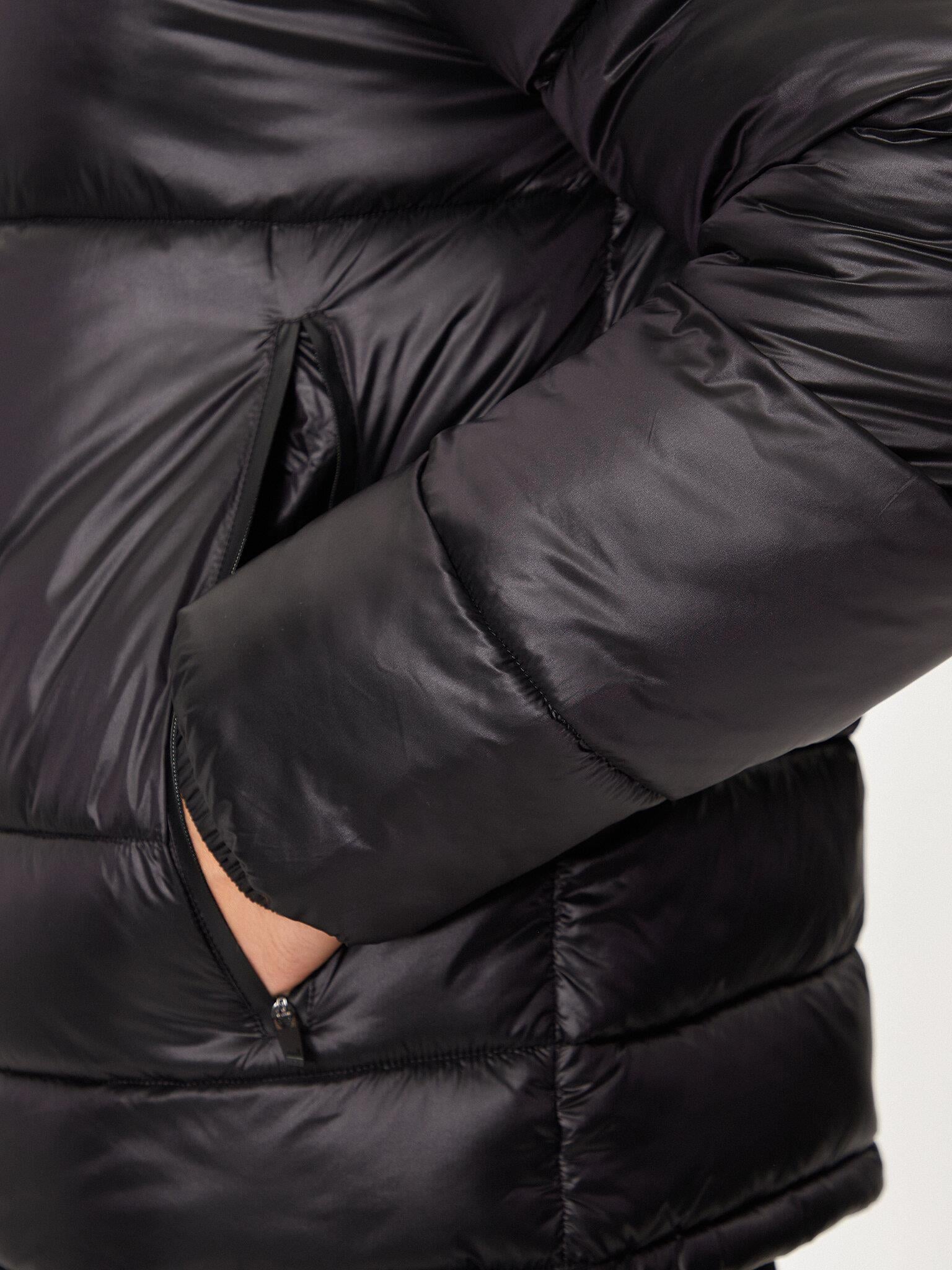 Ea7 Ea7 Erkek Kapitoneli Regular Fit Kapüşonlu Şişme Siyah Ceket 6DPB71 PN2MZ-1200